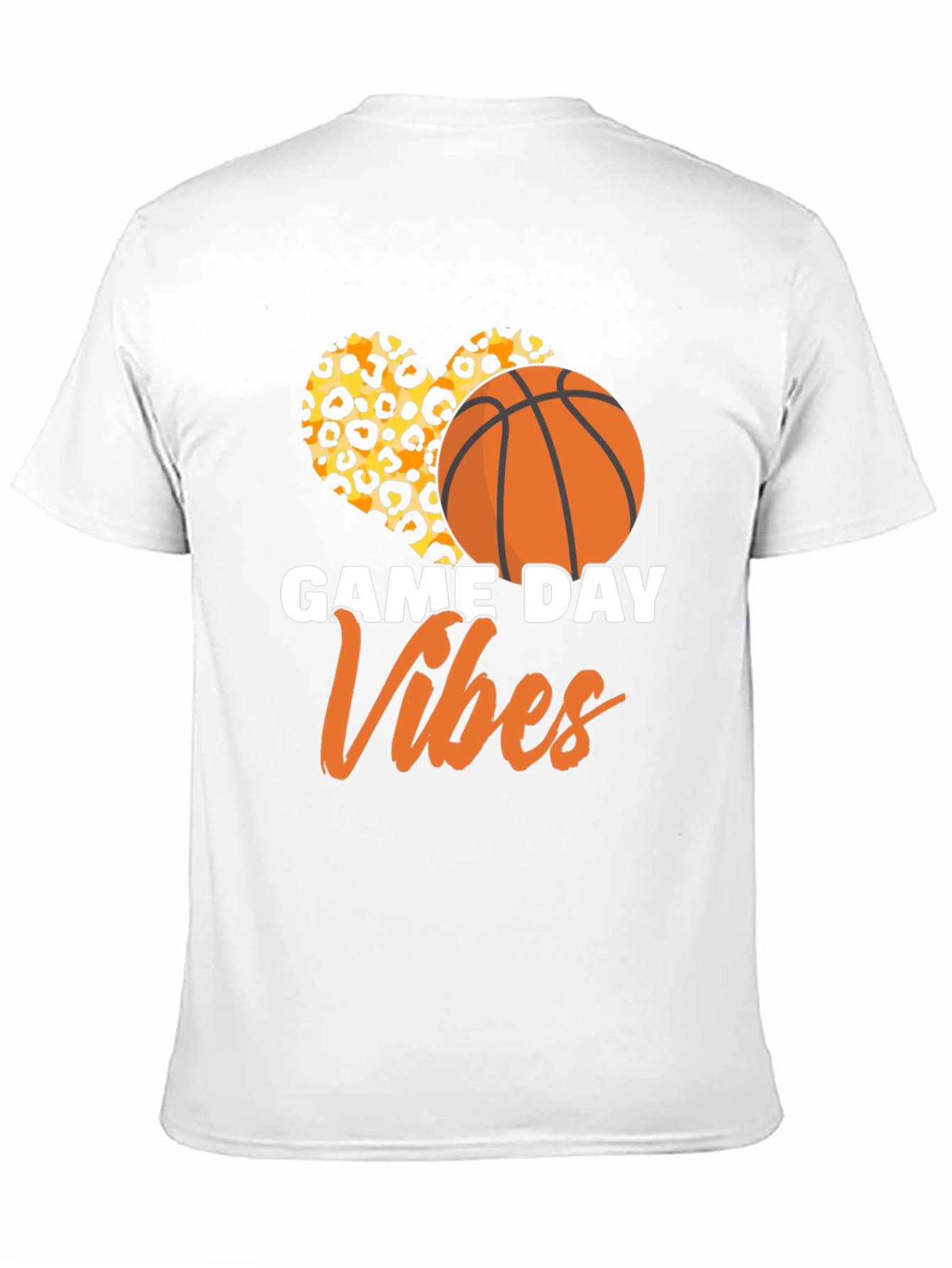 Game Day Vibes Basketball Graphic T-Shirt