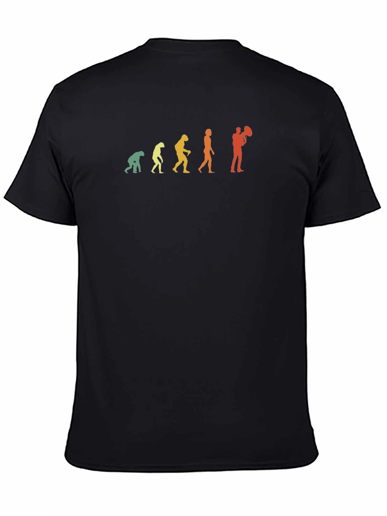 Evolution of Tuba Player Graphic T-Shirt