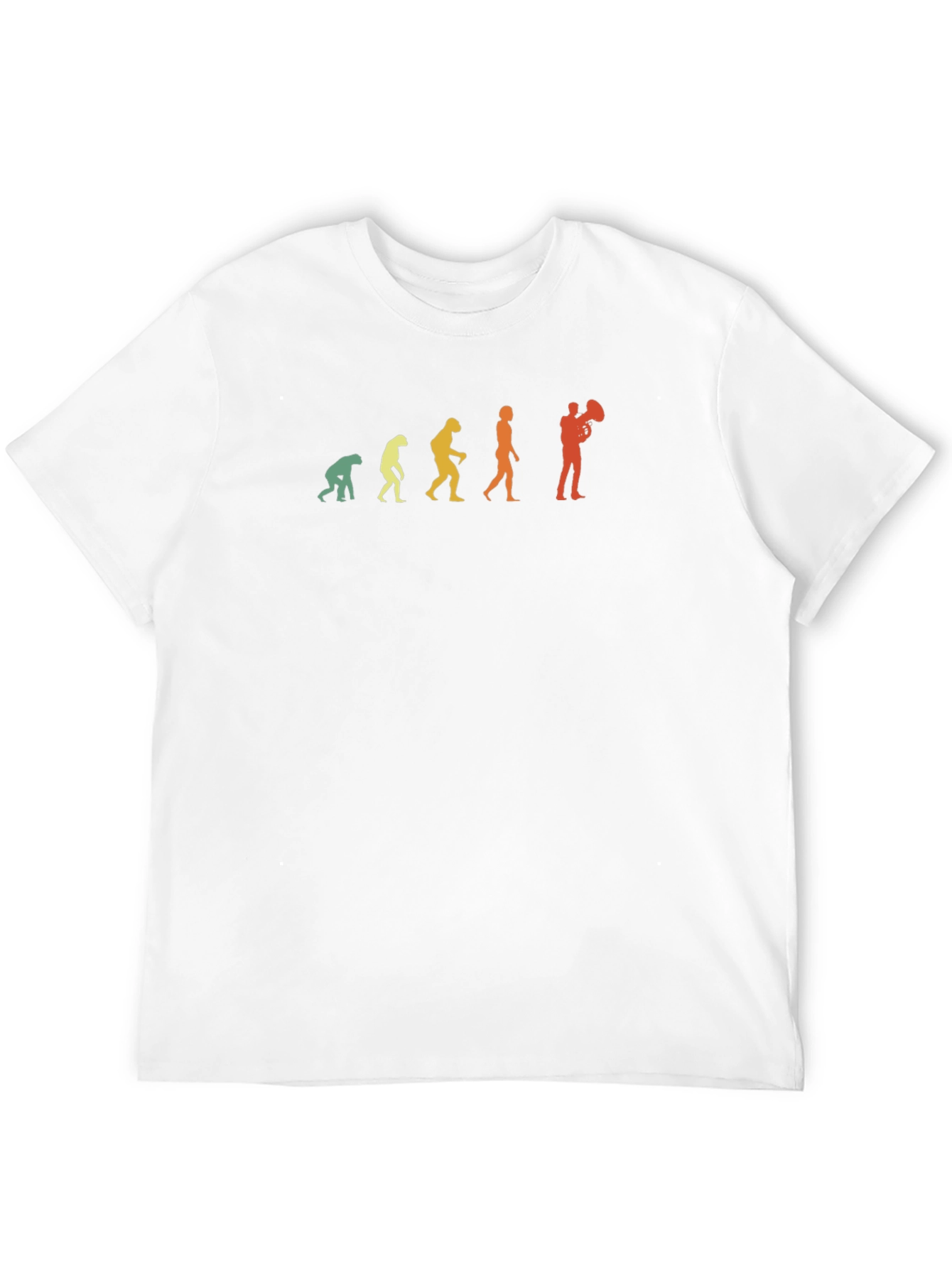 Evolution of Tuba Player Graphic T-Shirt
