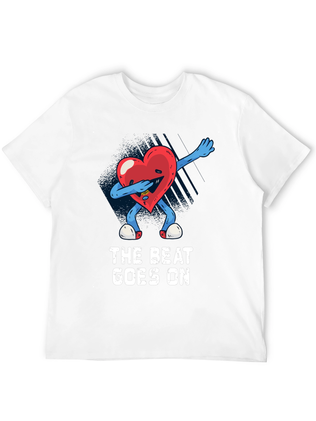 The Beat Goes On Heart Dab T-Shirt