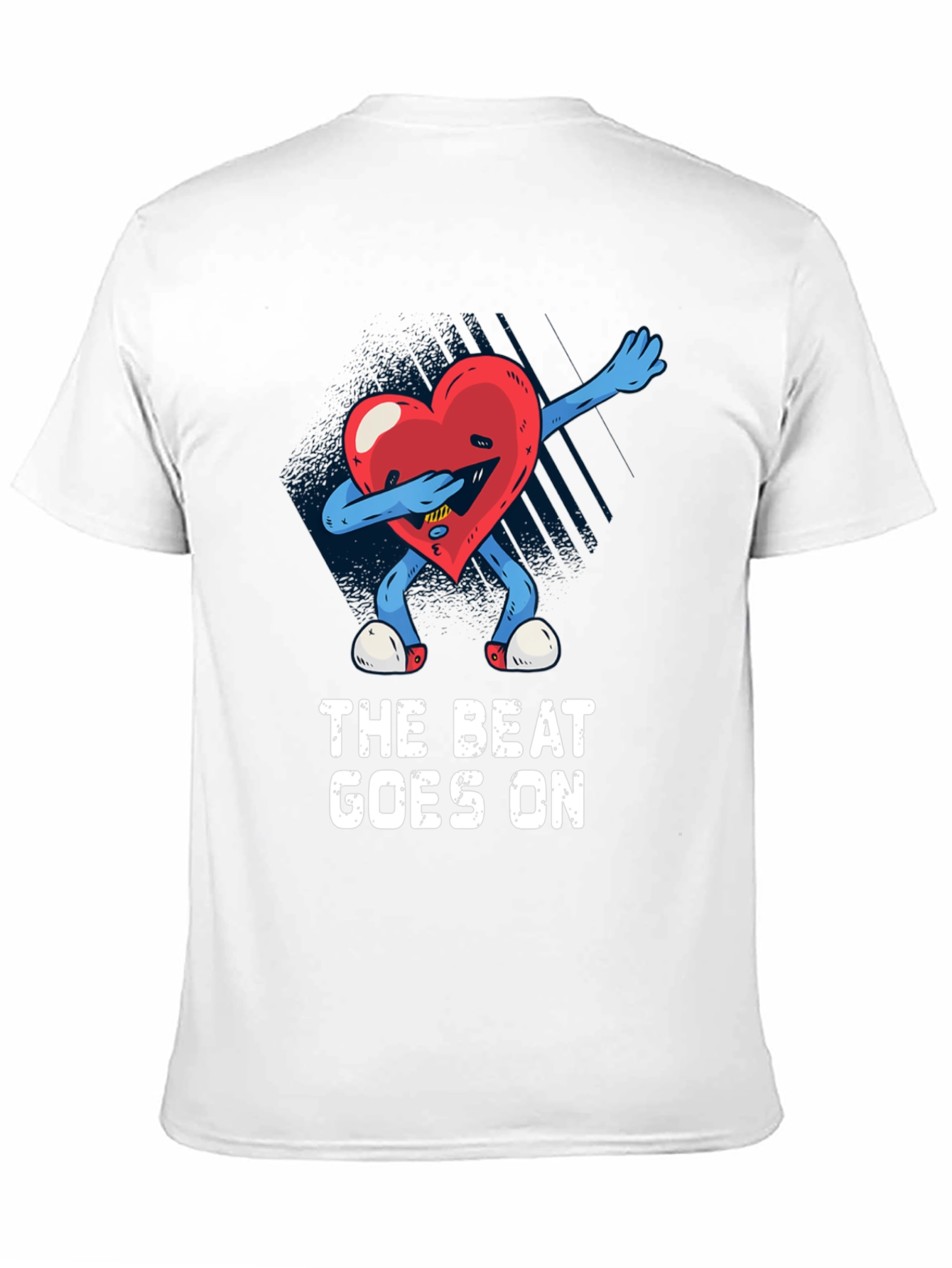 The Beat Goes On Heart Dab T-Shirt