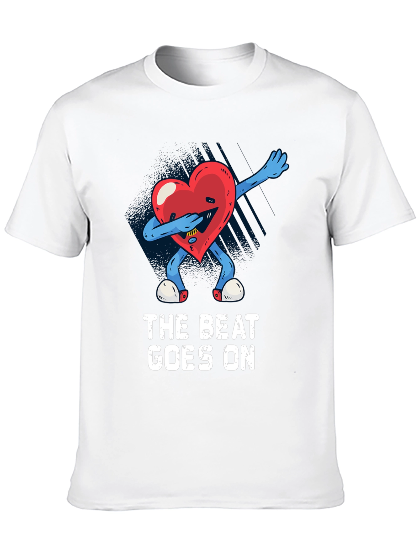 The Beat Goes On Heart Dab T-Shirt
