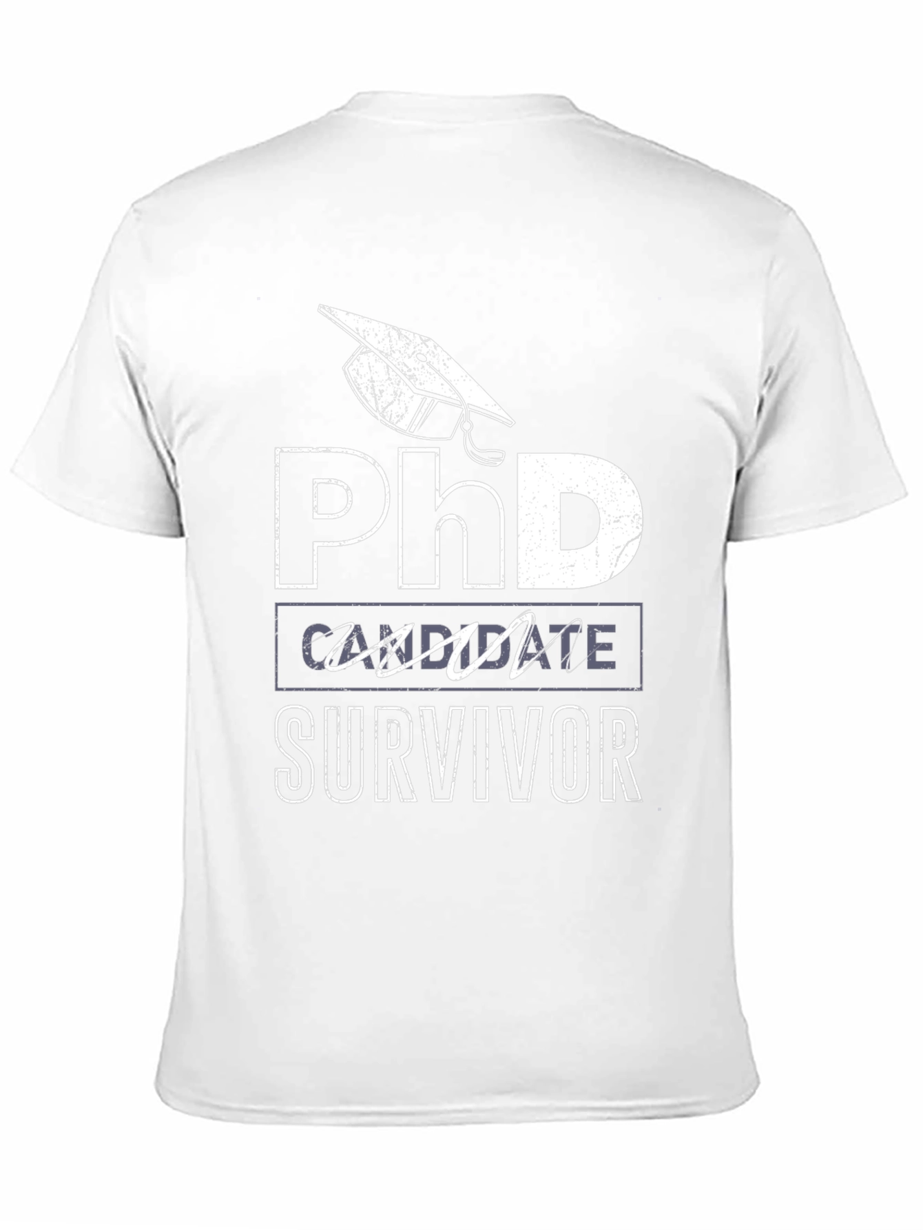 PhD Candidate Survivor Black T-Shirt