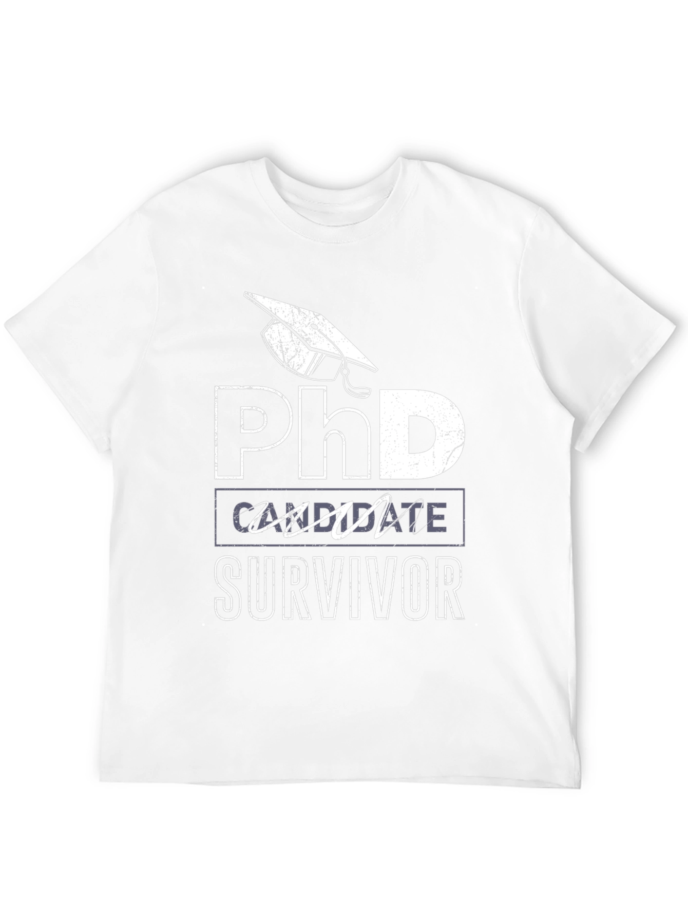 PhD Candidate Survivor Black T-Shirt