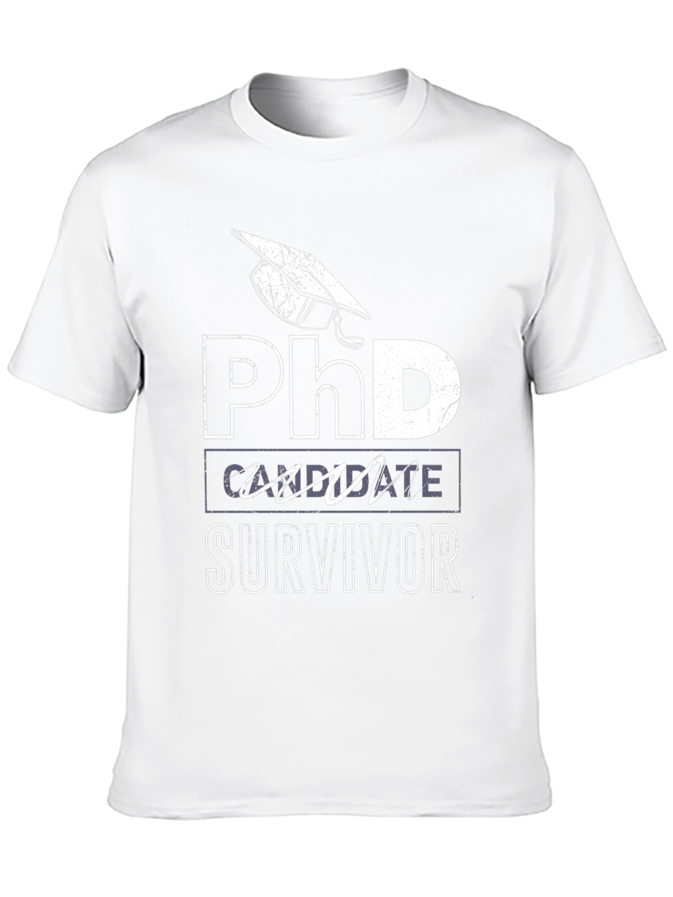 PhD Candidate Survivor Black T-Shirt