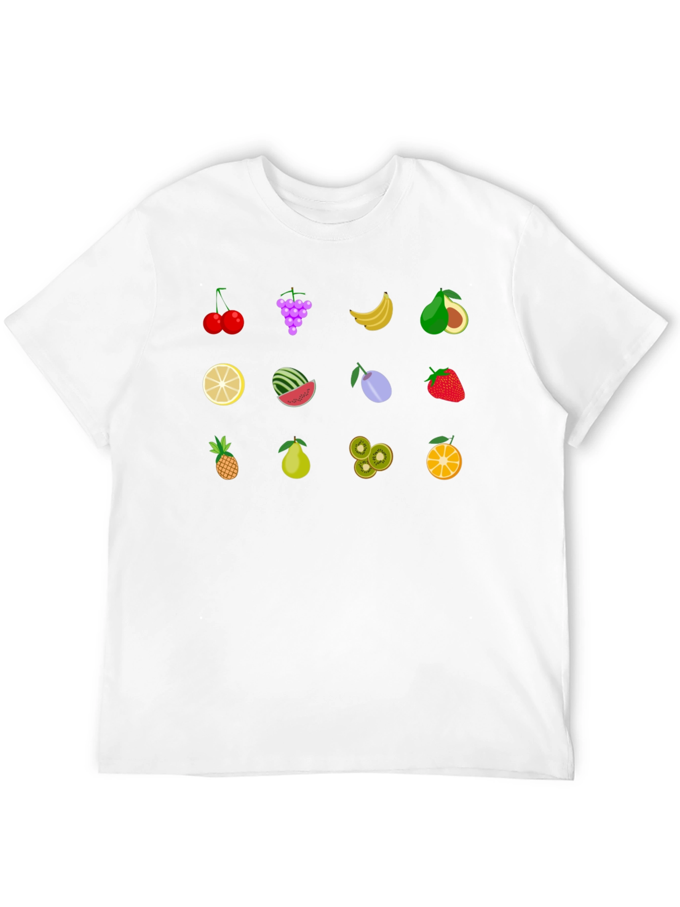 Fruity Fun Graphic T-Shirt - Black