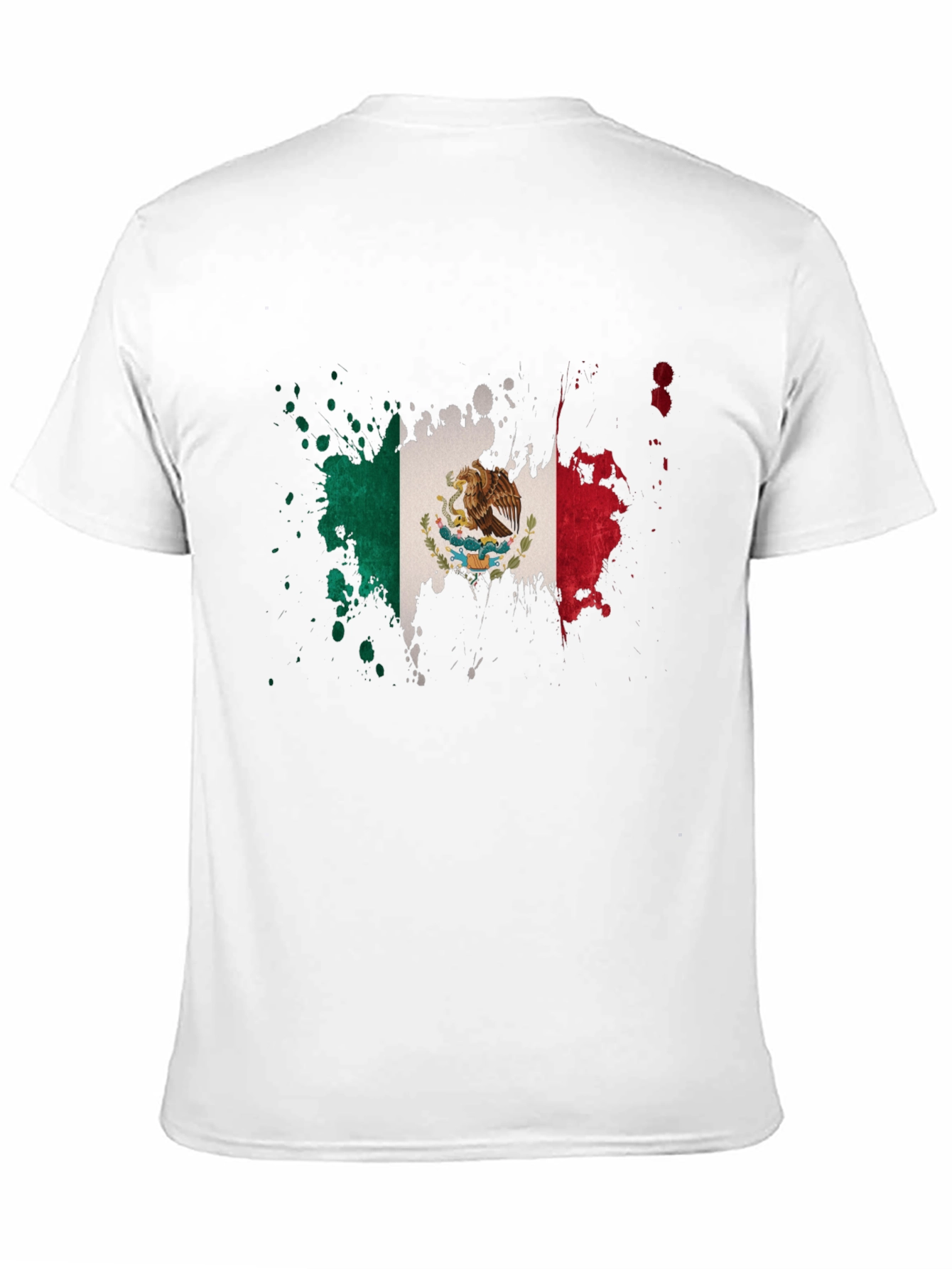 Mexican Flag Splatter T-Shirt