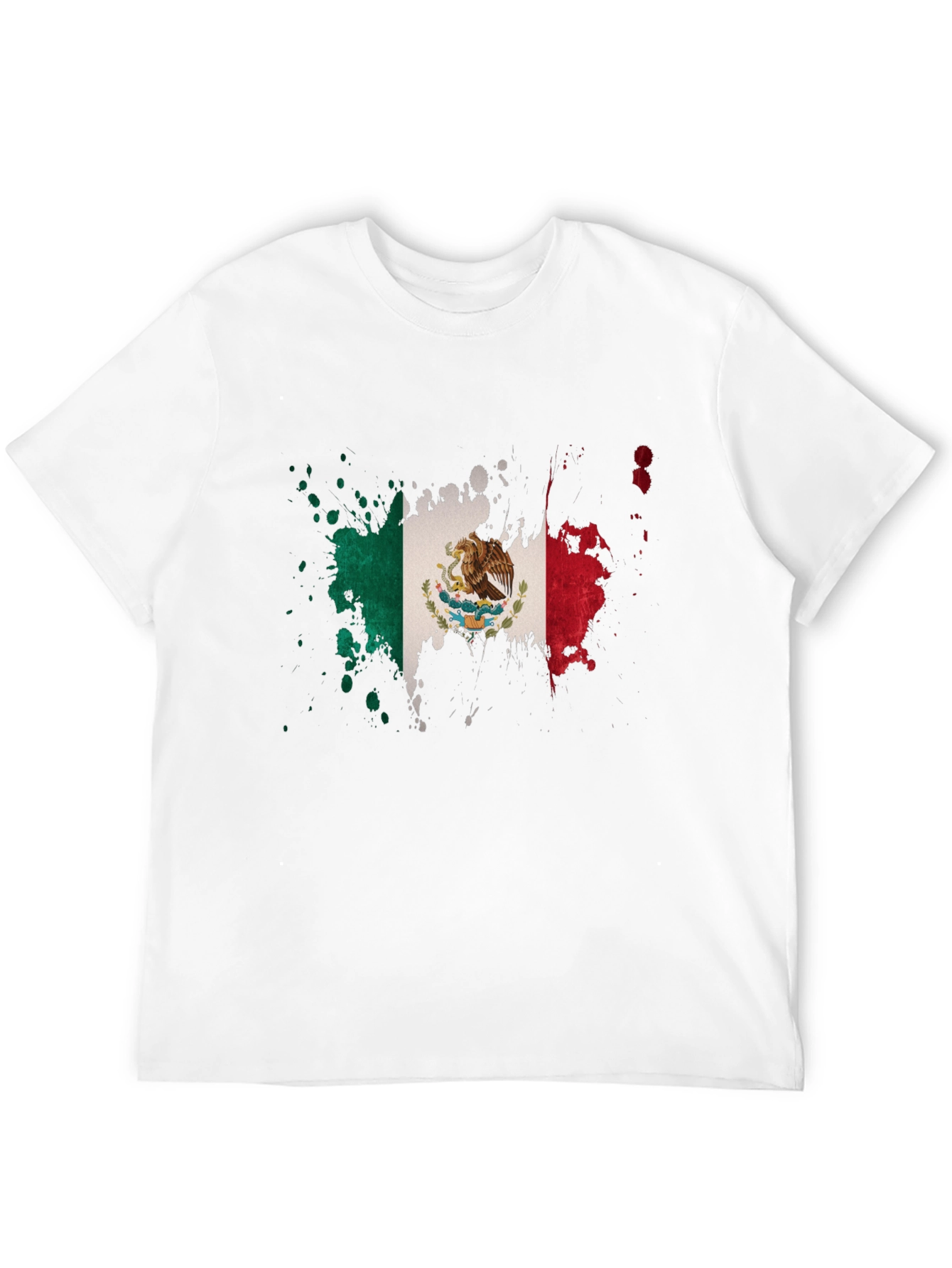 Mexican Flag Splatter T-Shirt