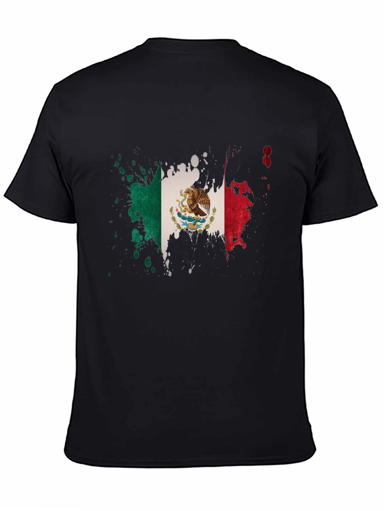 Mexican Flag Splatter T-Shirt