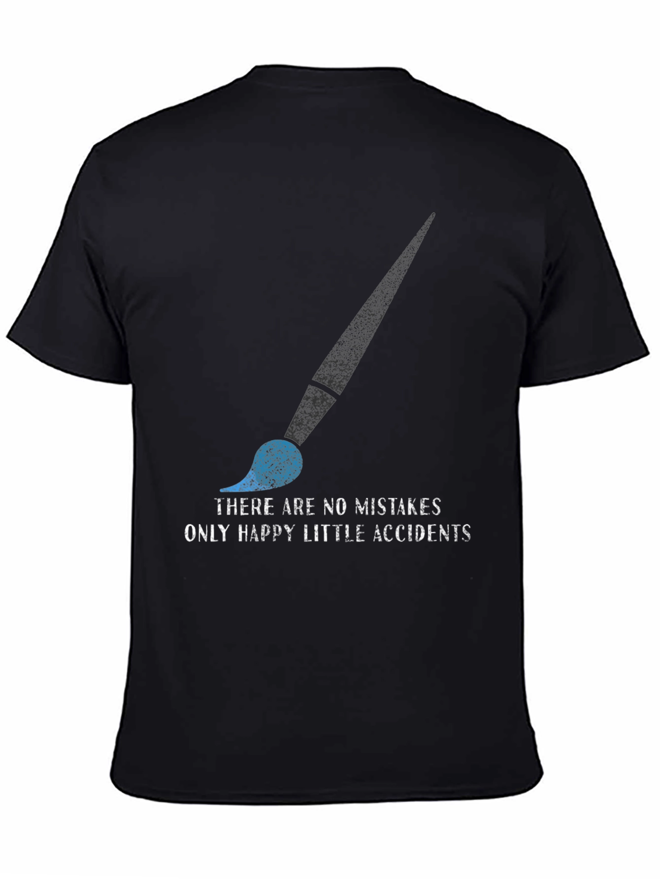 Happy Accidents T-Shirt: Painters Brush Graphic Tee