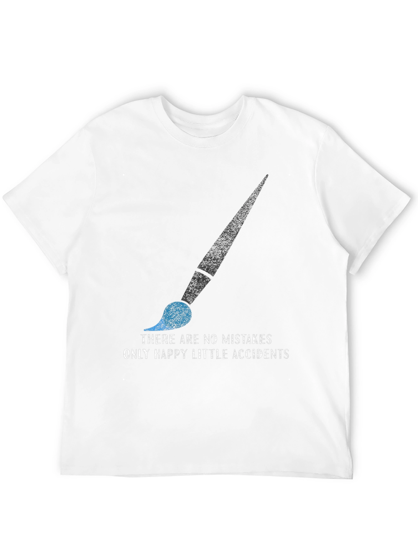 Happy Accidents T-Shirt: Painters Brush Graphic Tee