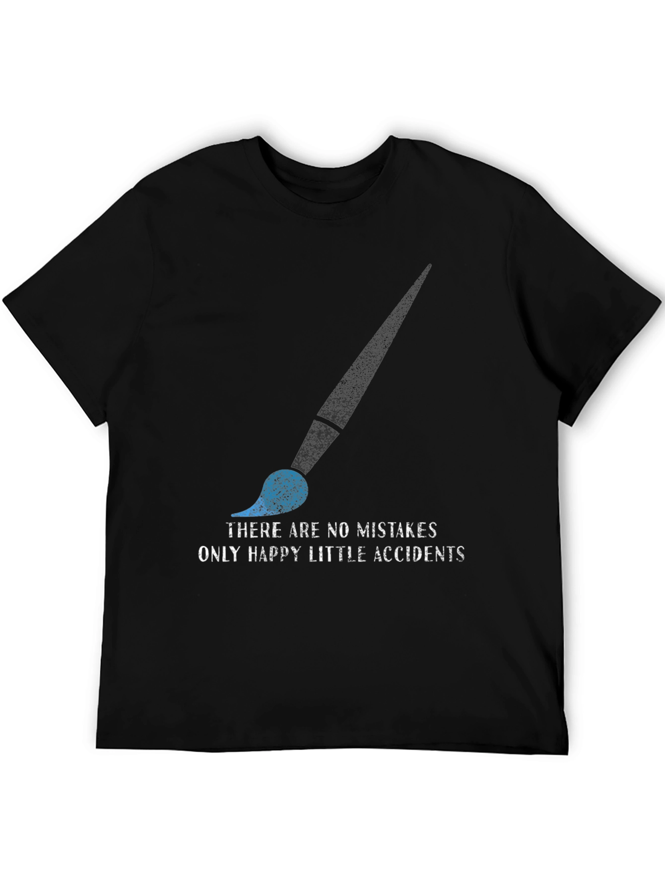 Happy Accidents T-Shirt: Painters Brush Graphic Tee