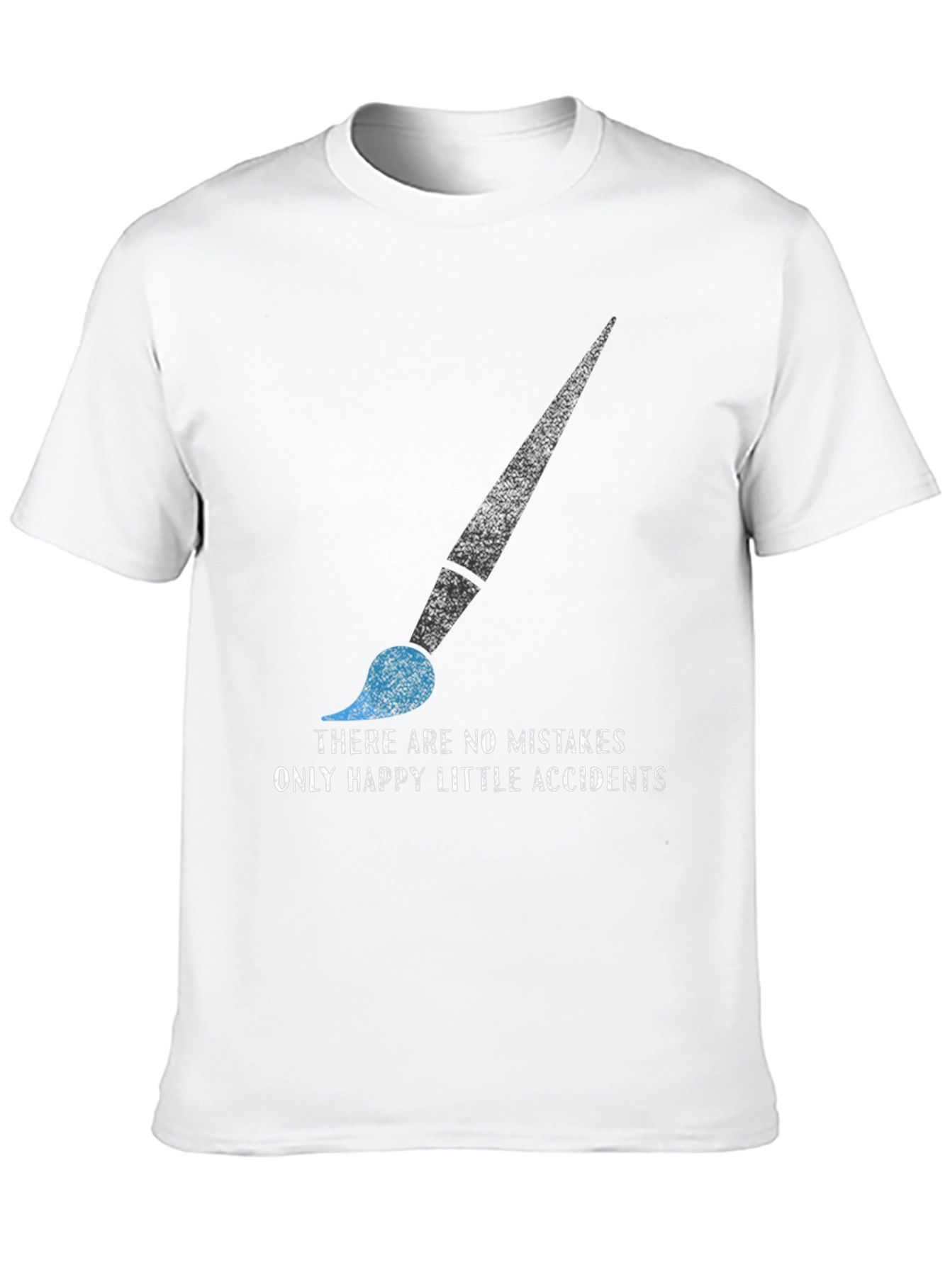 Happy Accidents T-Shirt: Painters Brush Graphic Tee