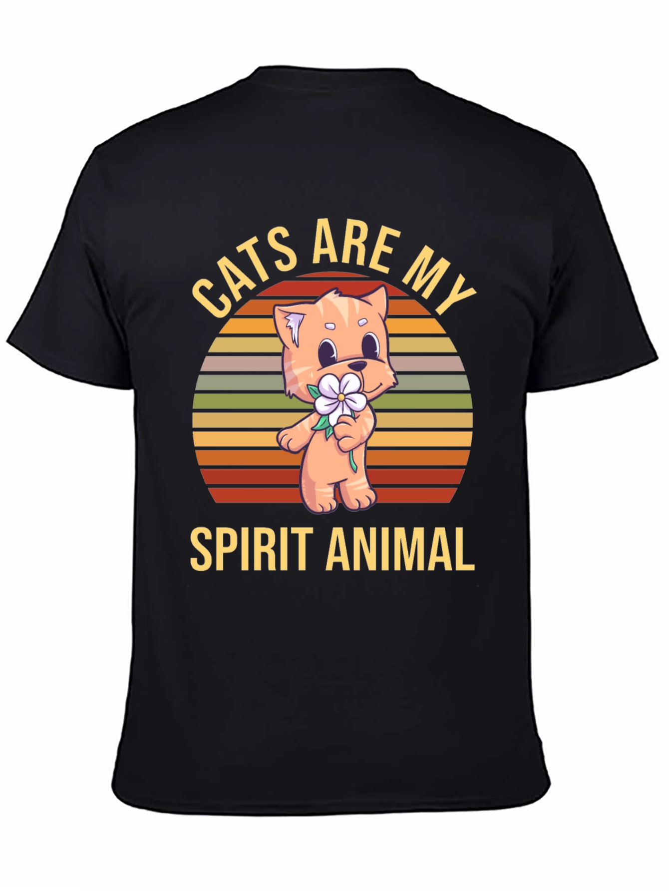 Cats Are My Spirit Animal Graphic Tee