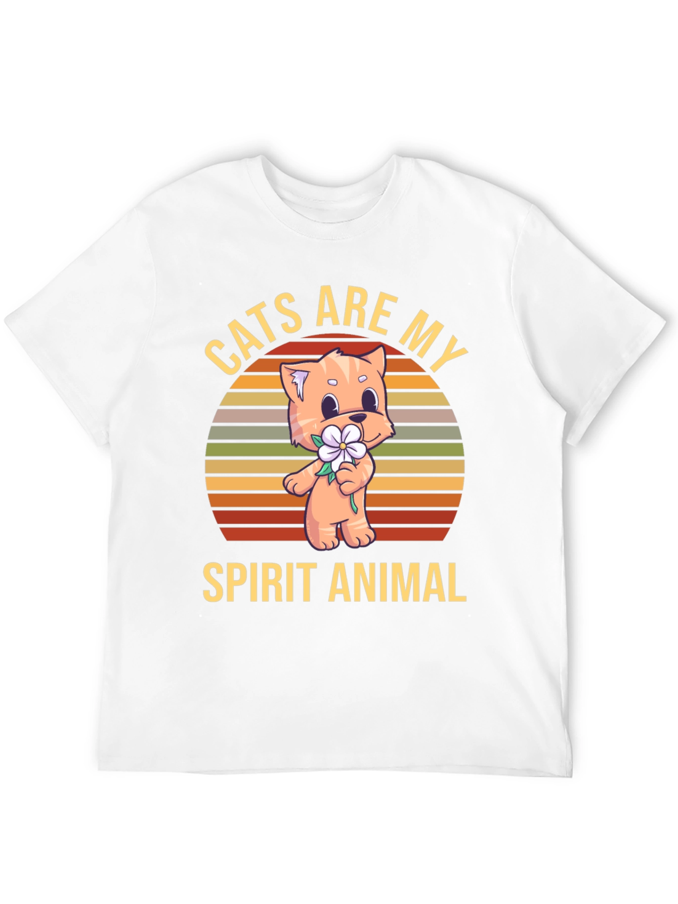 Cats Are My Spirit Animal Graphic Tee