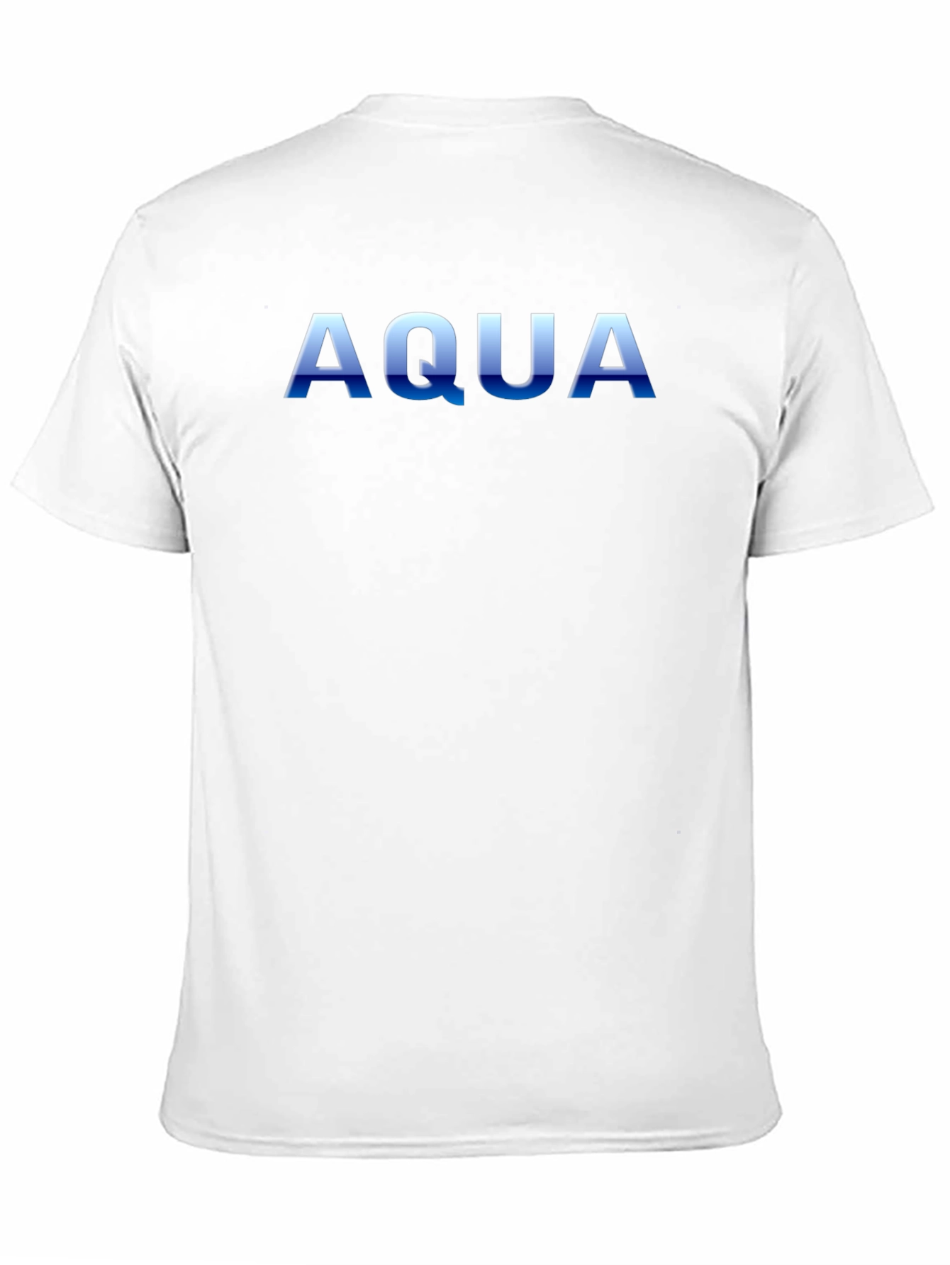 AQUA Graphic Print Mens Black T-Shirt