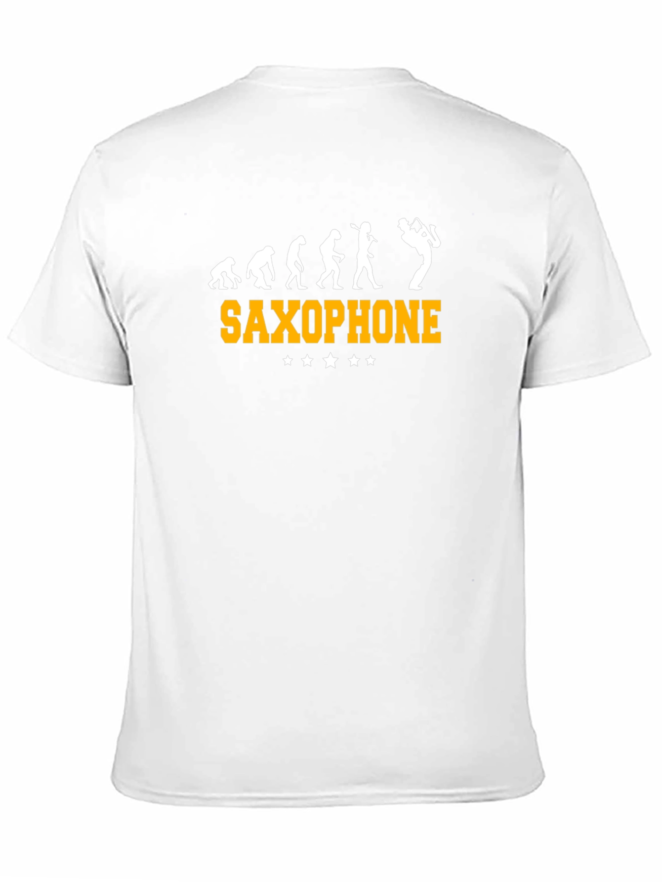 Saxophone Evolution Funny Graphic T-Shirt