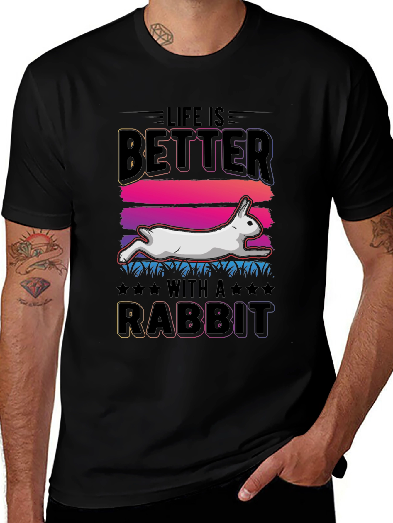 Life is Better with a Rabbit T-Shirt