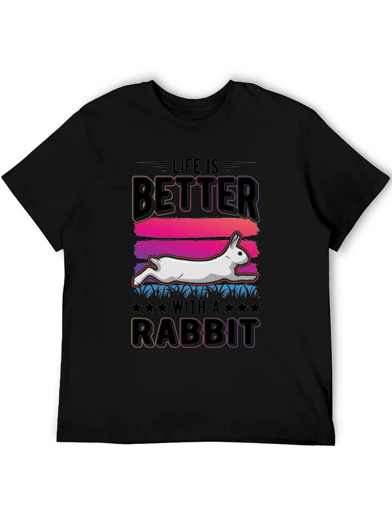 Life is Better with a Rabbit T-Shirt