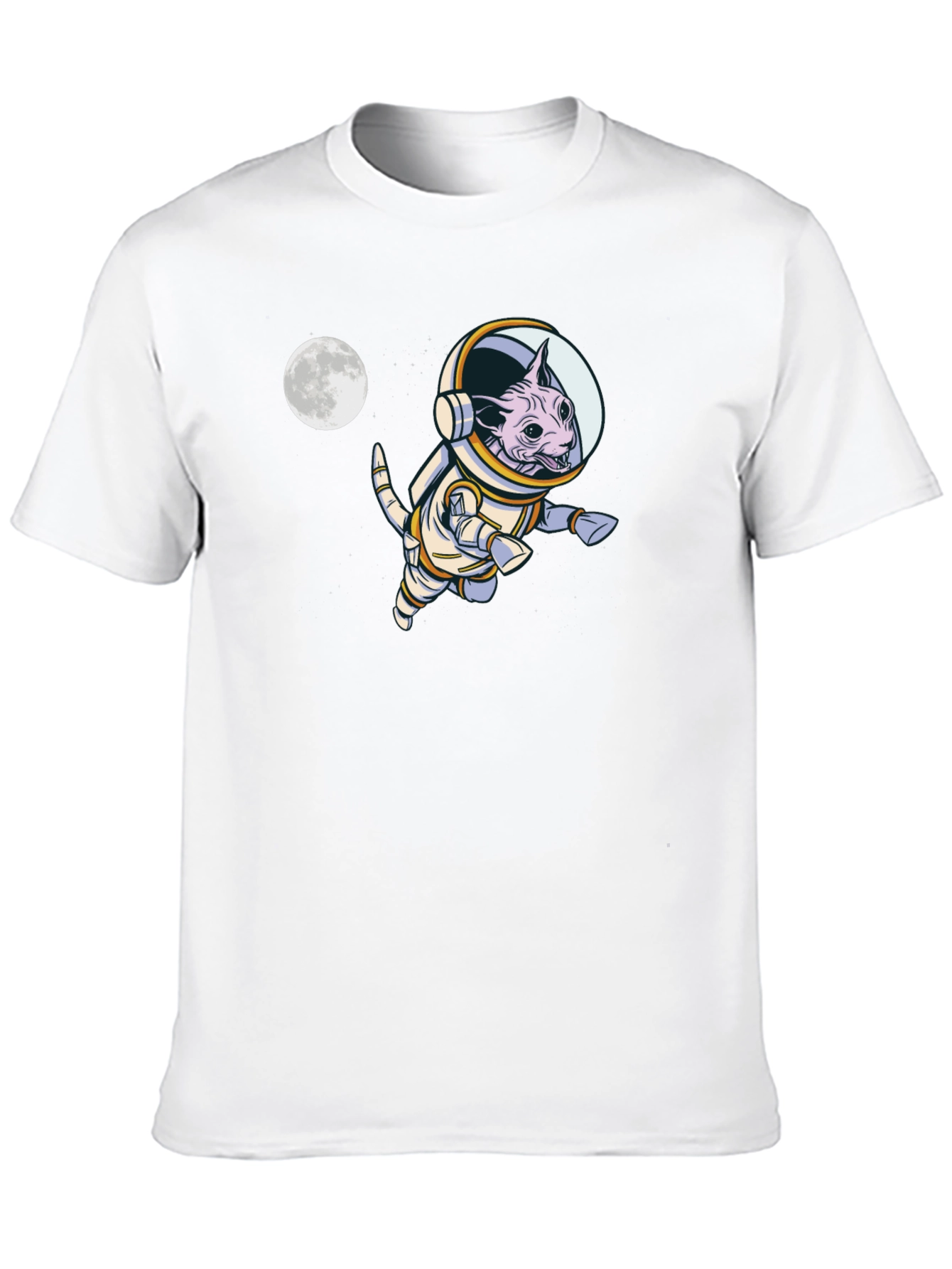 Astronaut Cat T-Shirt - Space Kitty Tee