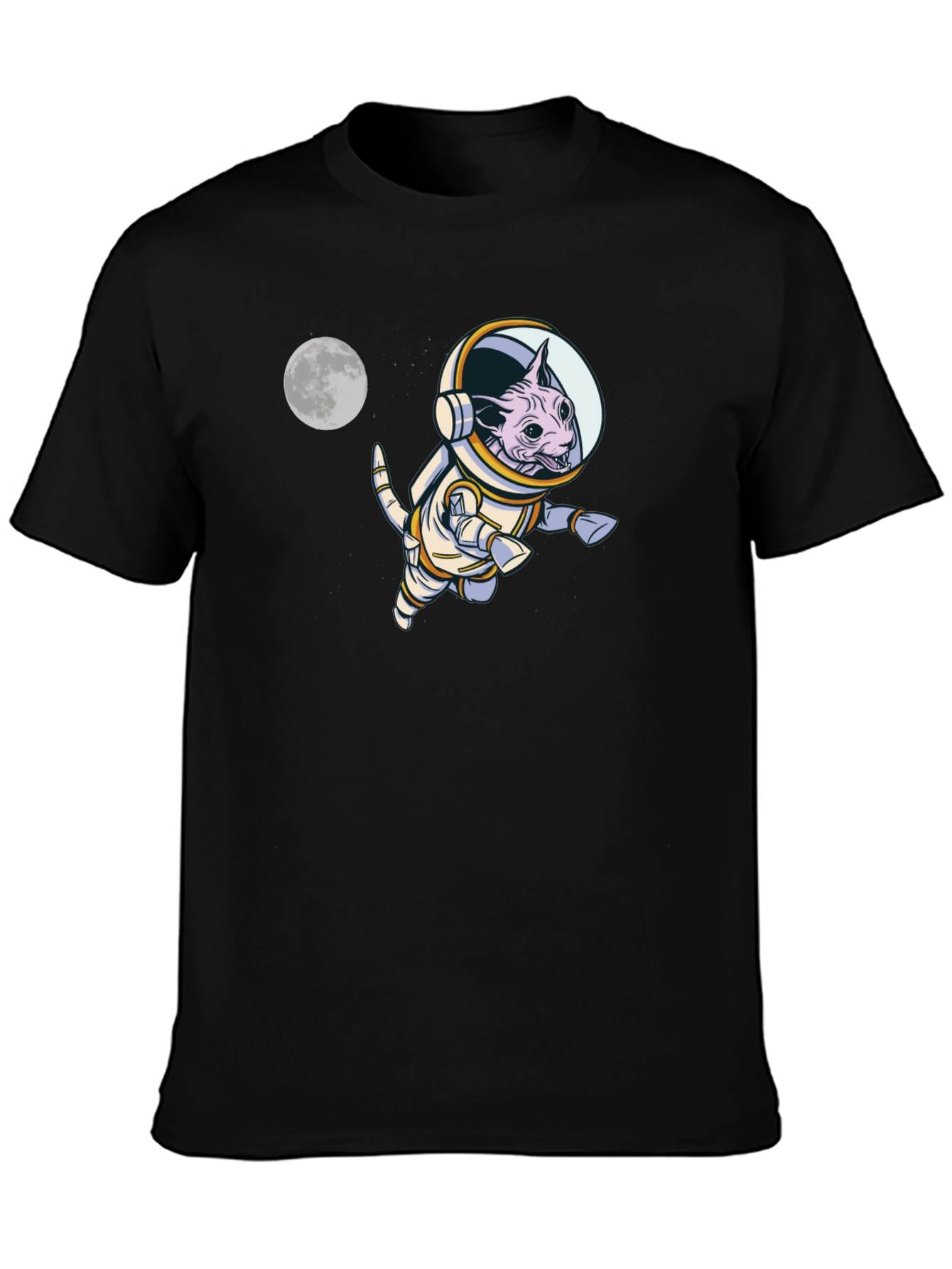 Astronaut Cat T-Shirt - Space Kitty Tee