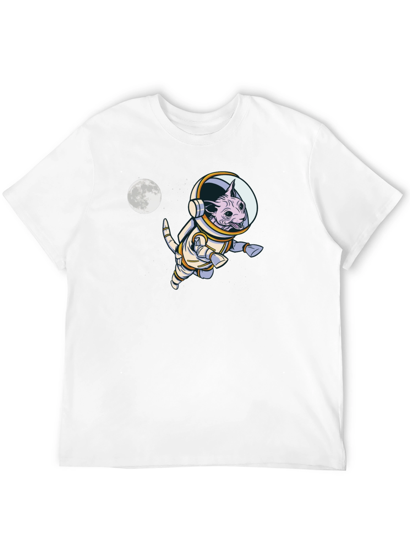 Astronaut Cat T-Shirt - Space Kitty Tee