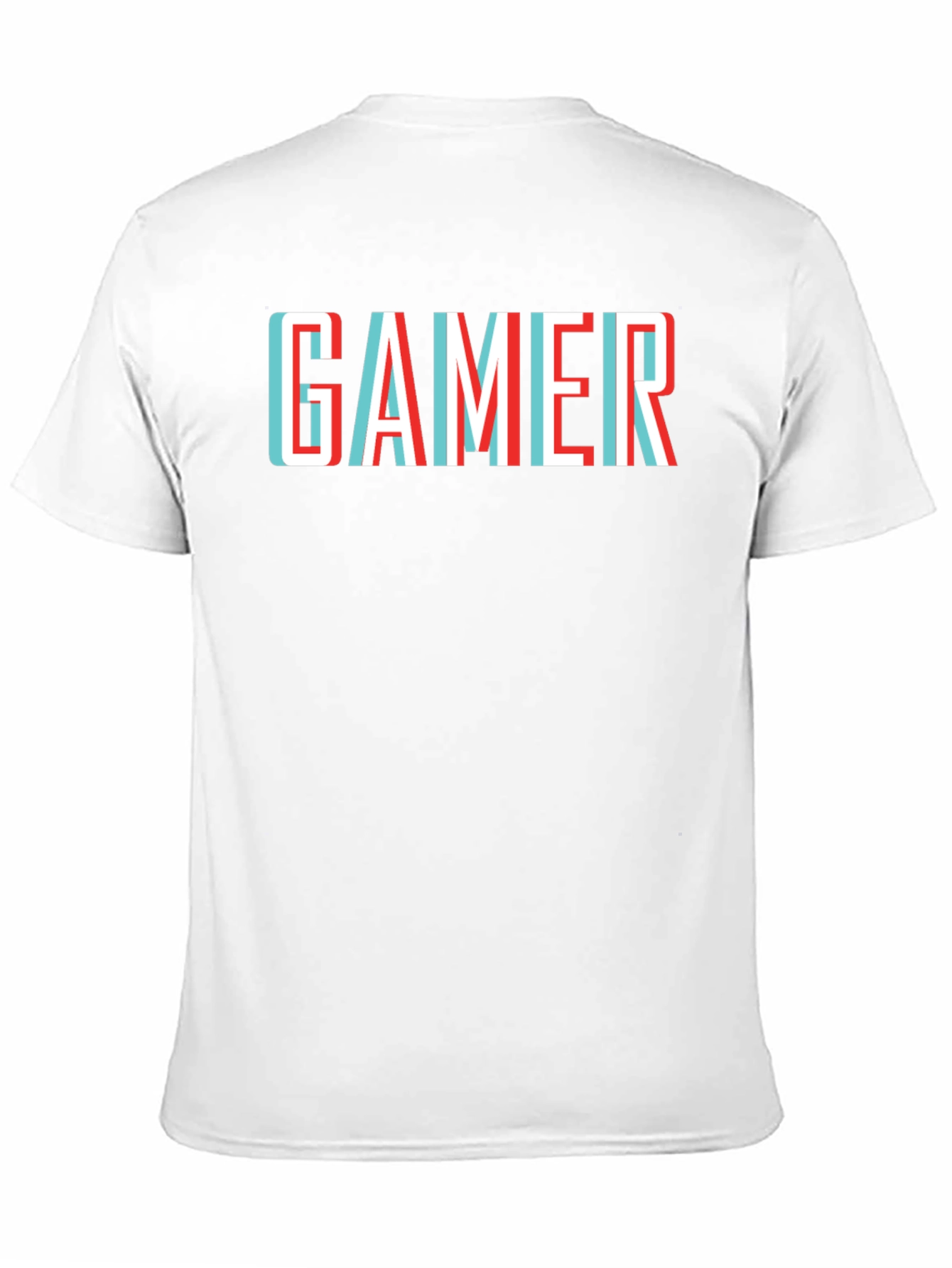 Gamer T-Shirt - Retro 3D Style
