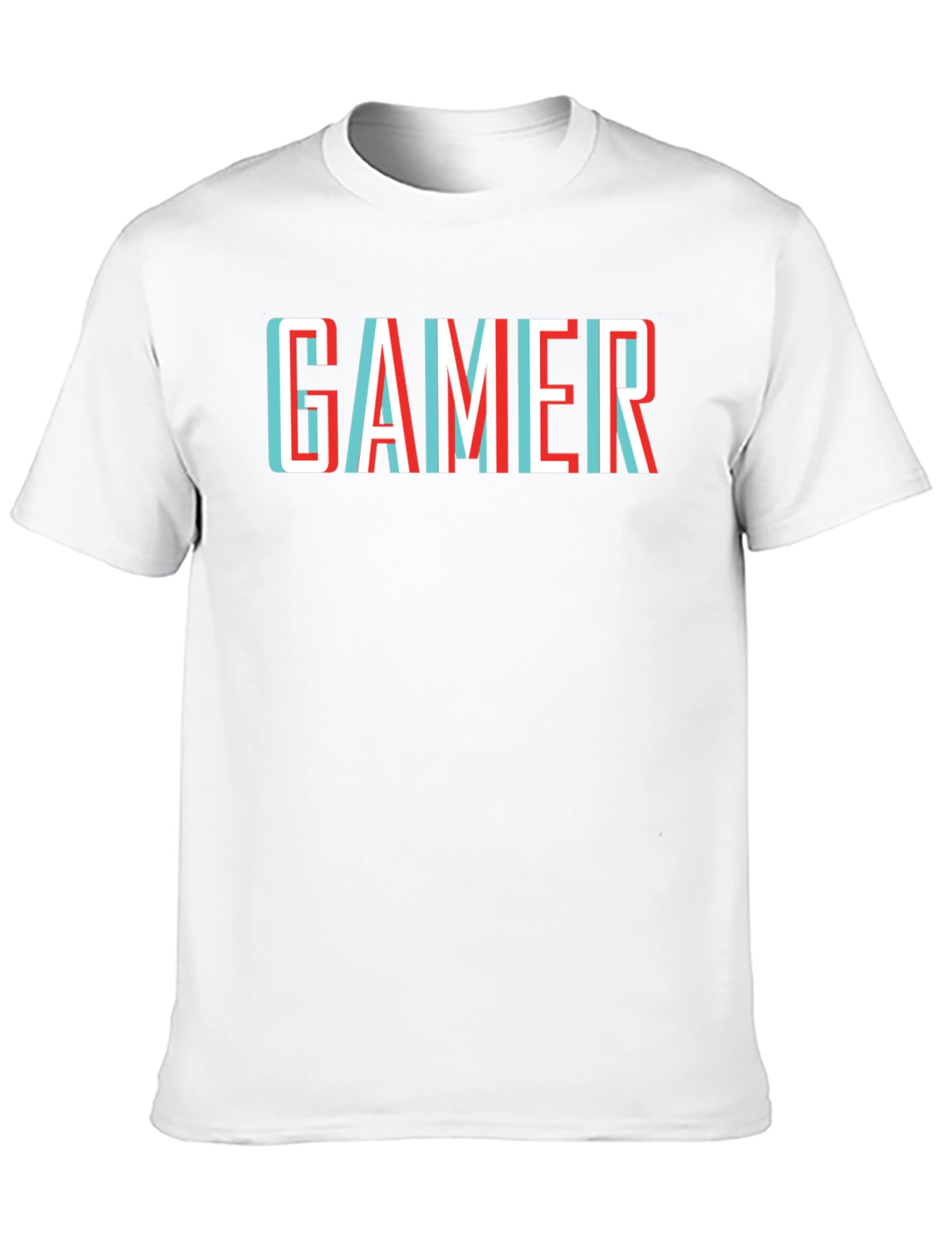 Gamer T-Shirt - Retro 3D Style