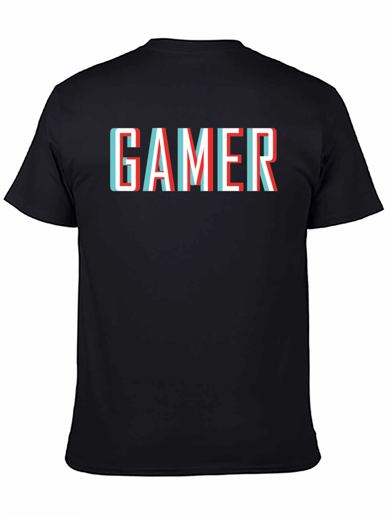 Gamer T-Shirt - Retro 3D Style