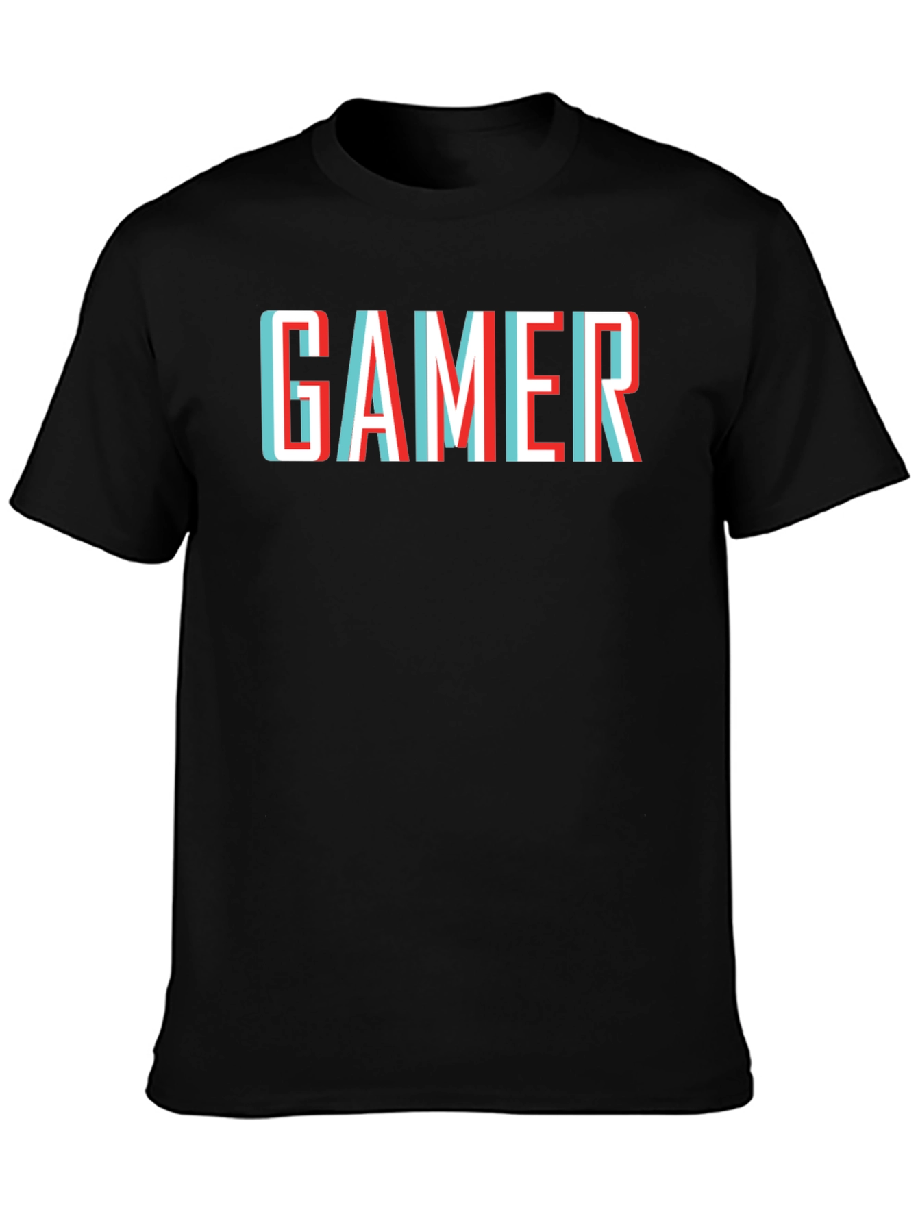 Gamer T-Shirt - Retro 3D Style