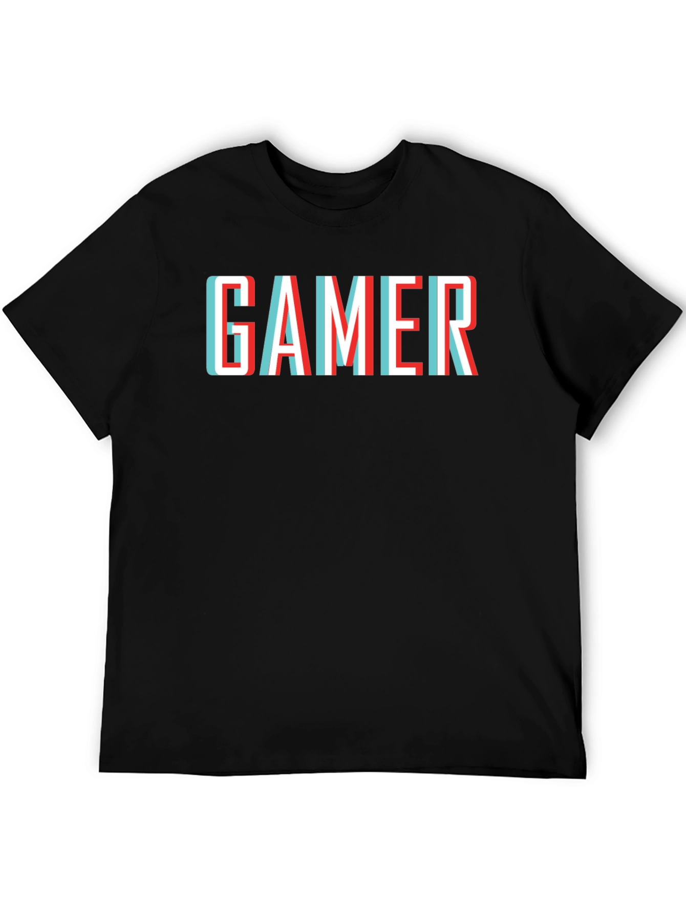 Gamer T-Shirt - Retro 3D Style