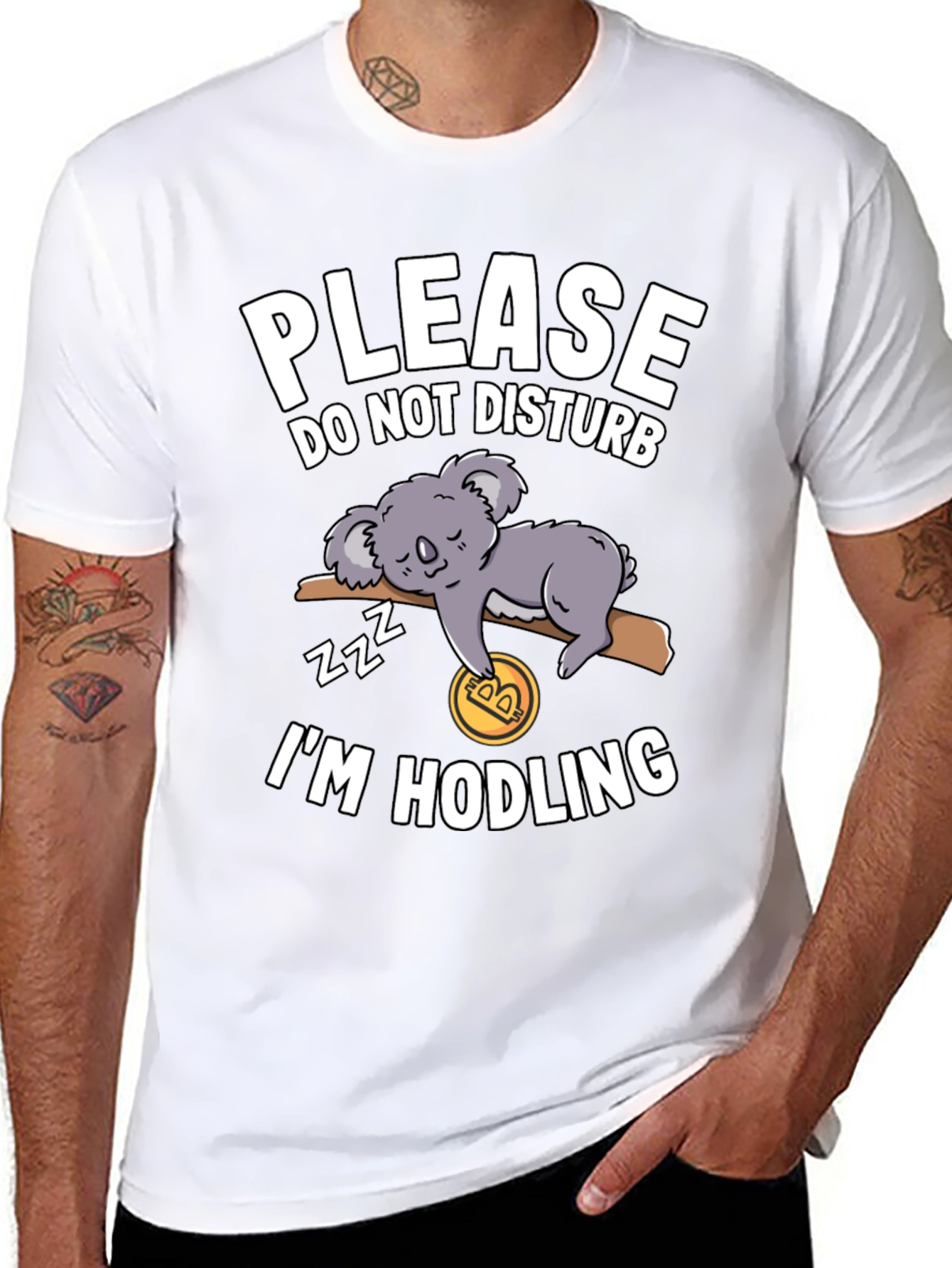 HODL Koala Tee - Crypto Investor T-Shirt