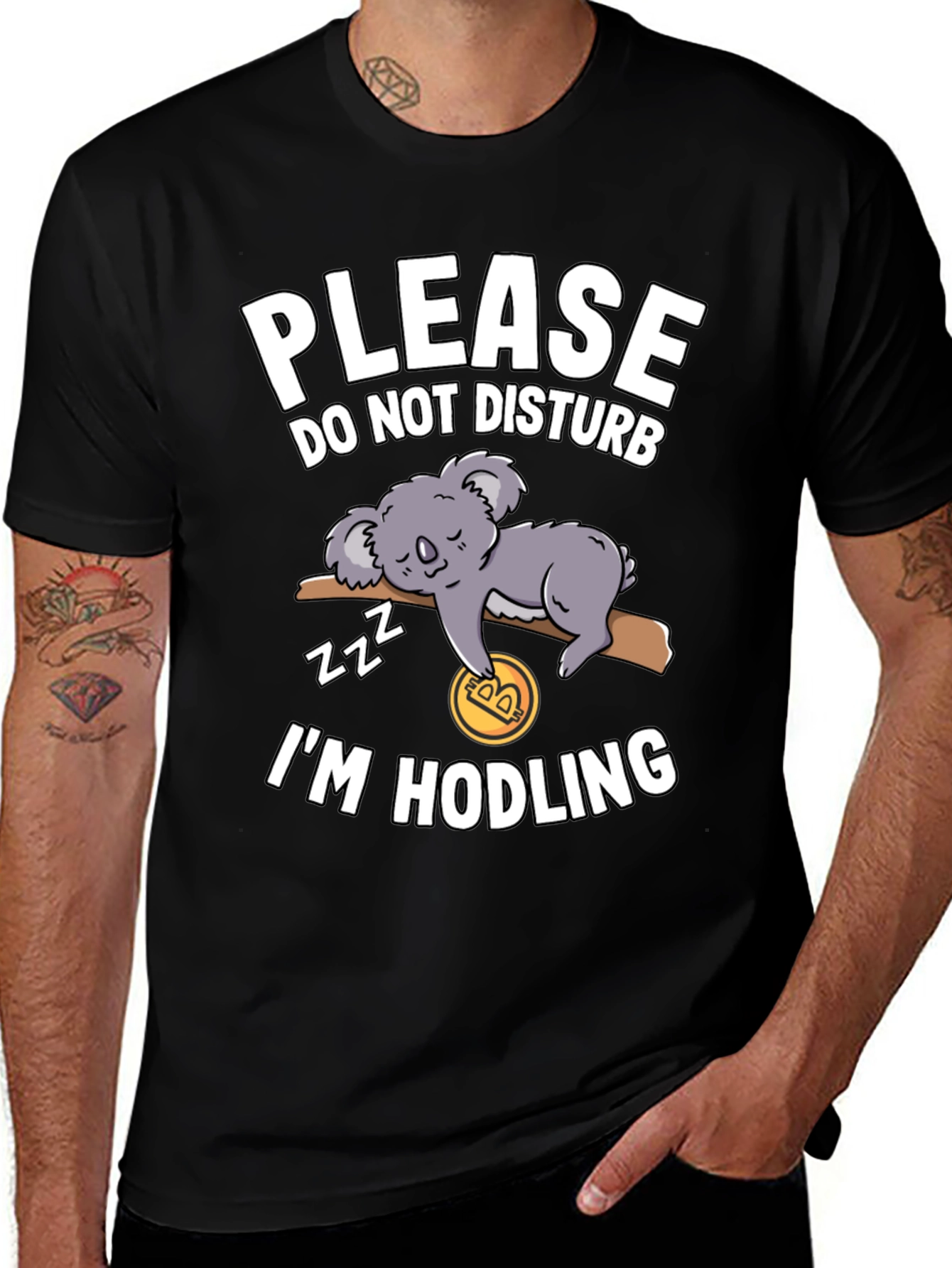 HODL Koala Tee - Crypto Investor T-Shirt
