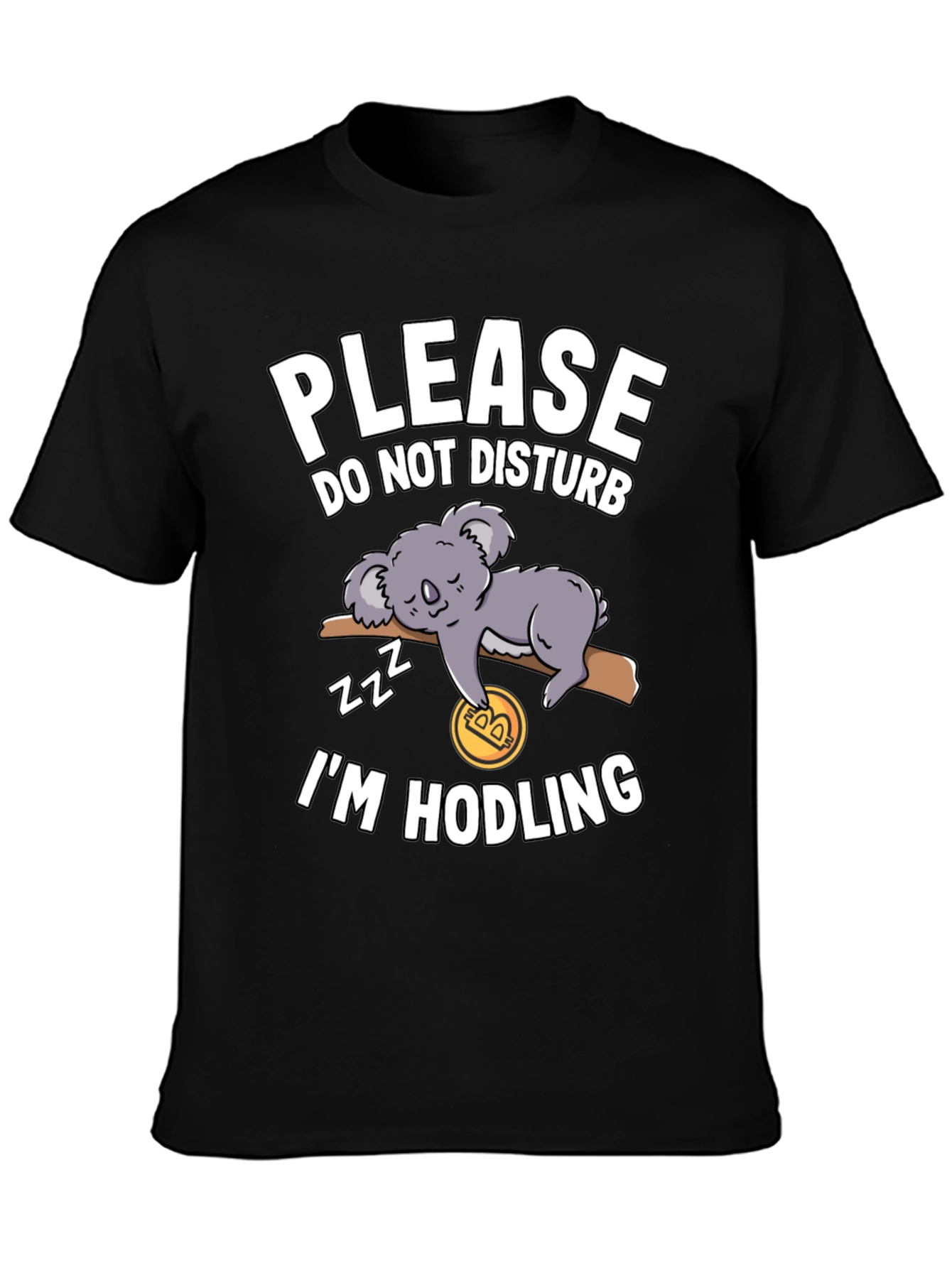 HODL Koala Tee - Crypto Investor T-Shirt
