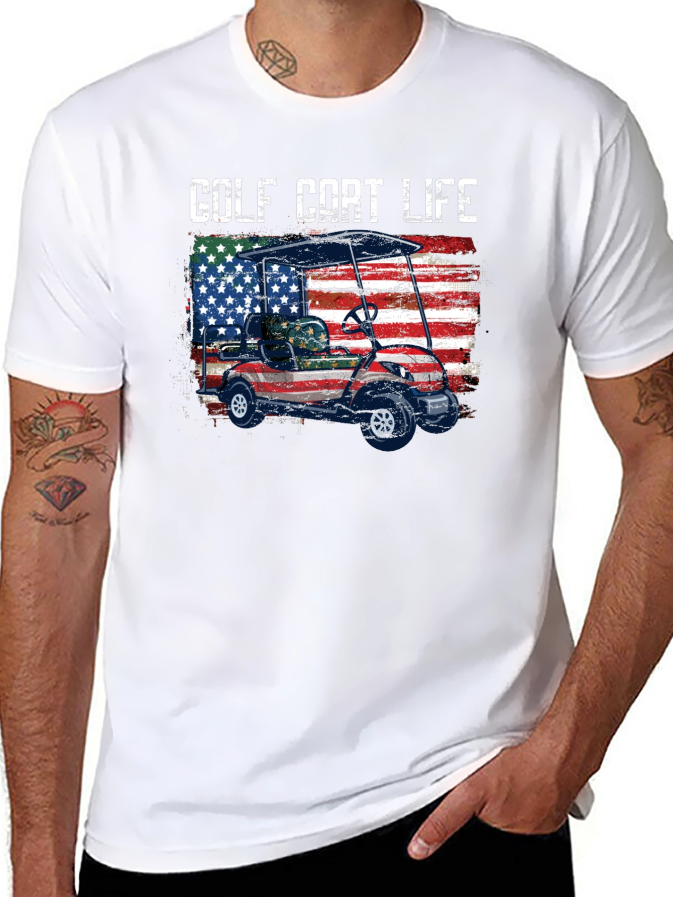 Golf Cart Life Graphic Tee