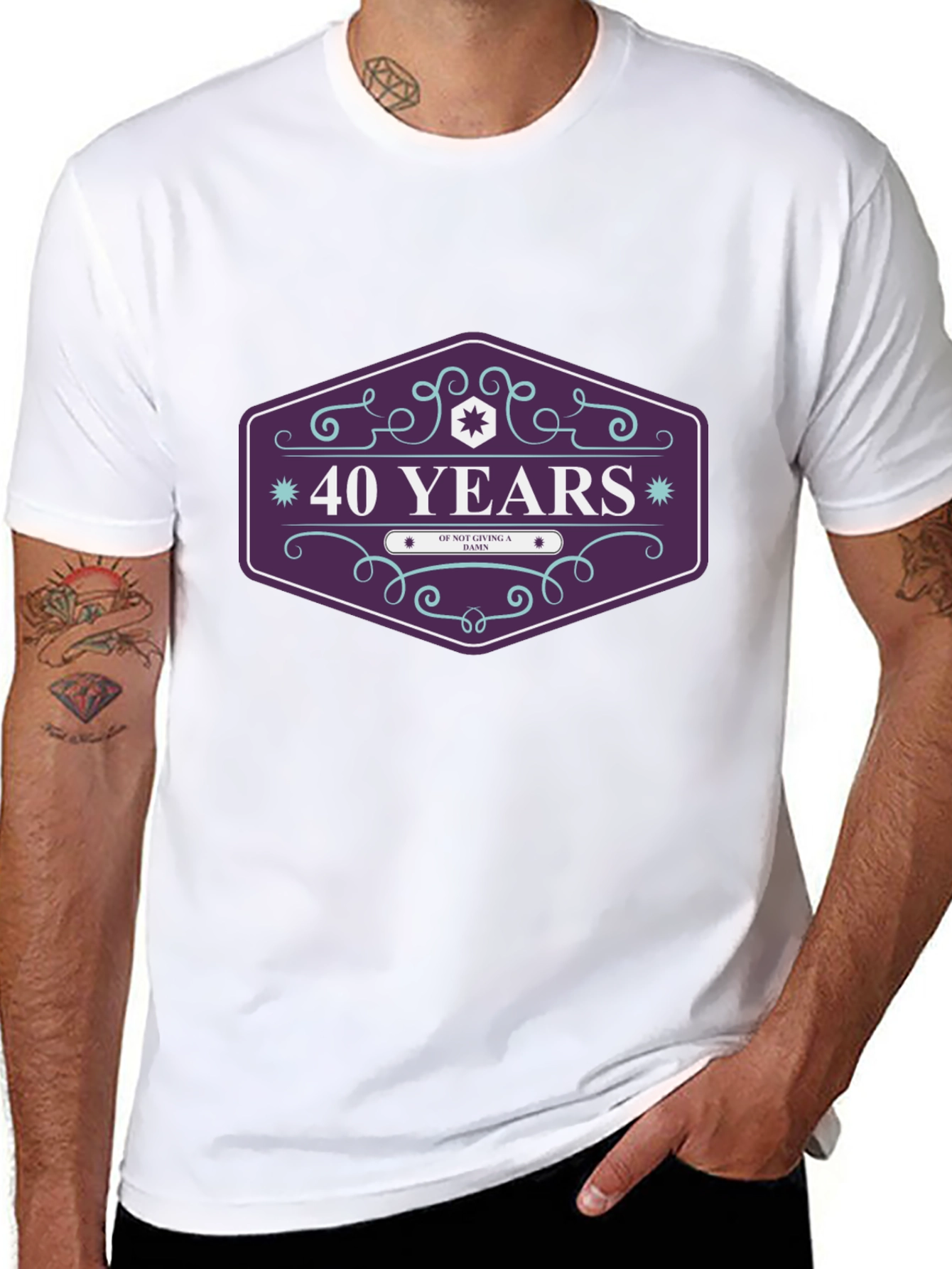 40 Years of Not Giving a Damn T-Shirt