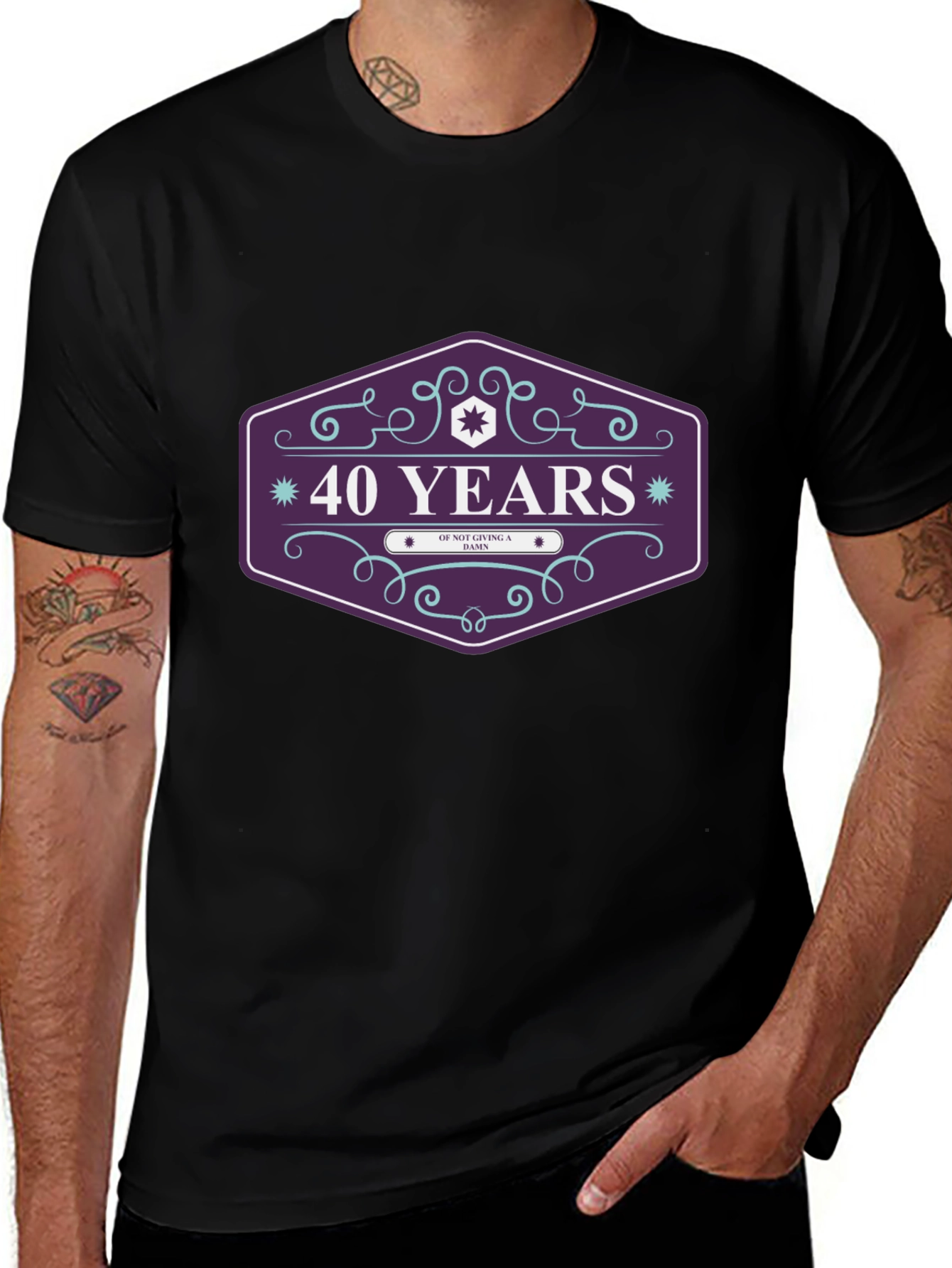40 Years of Not Giving a Damn T-Shirt
