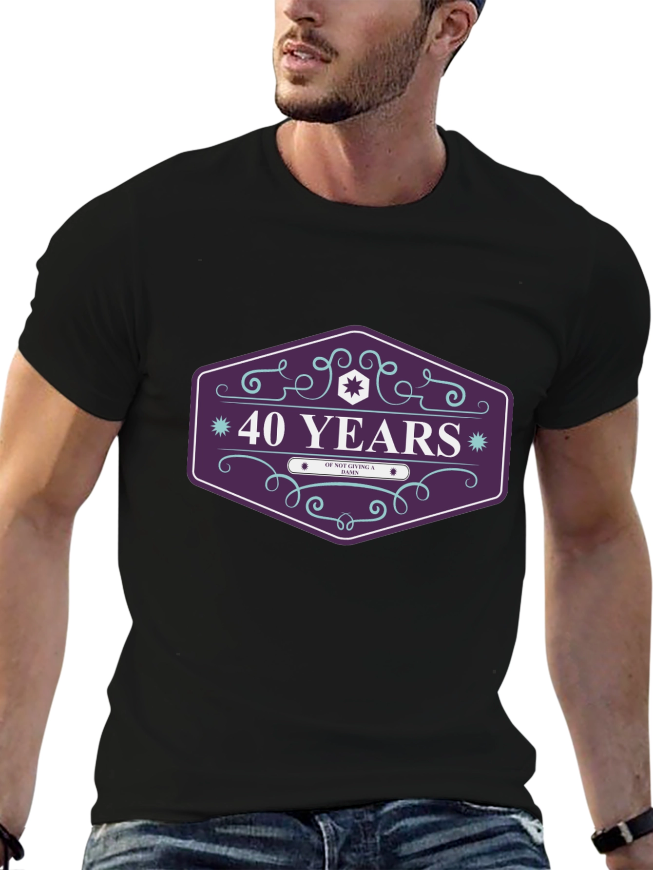 40 Years of Not Giving a Damn T-Shirt