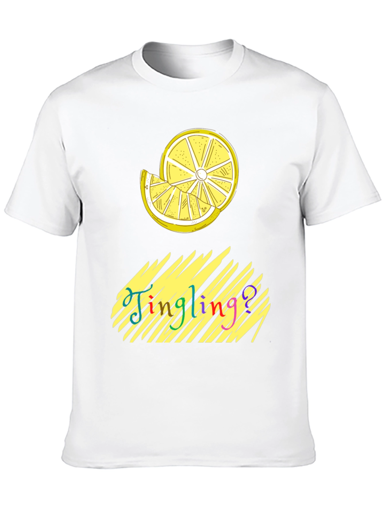 Jingling Lemon Graphic Tee - Soft Cotton