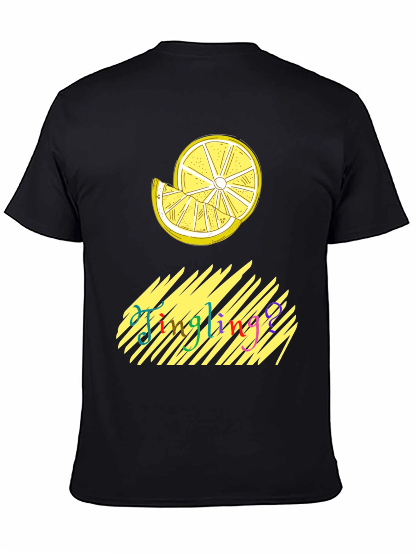 Jingling Lemon Graphic Tee - Soft Cotton