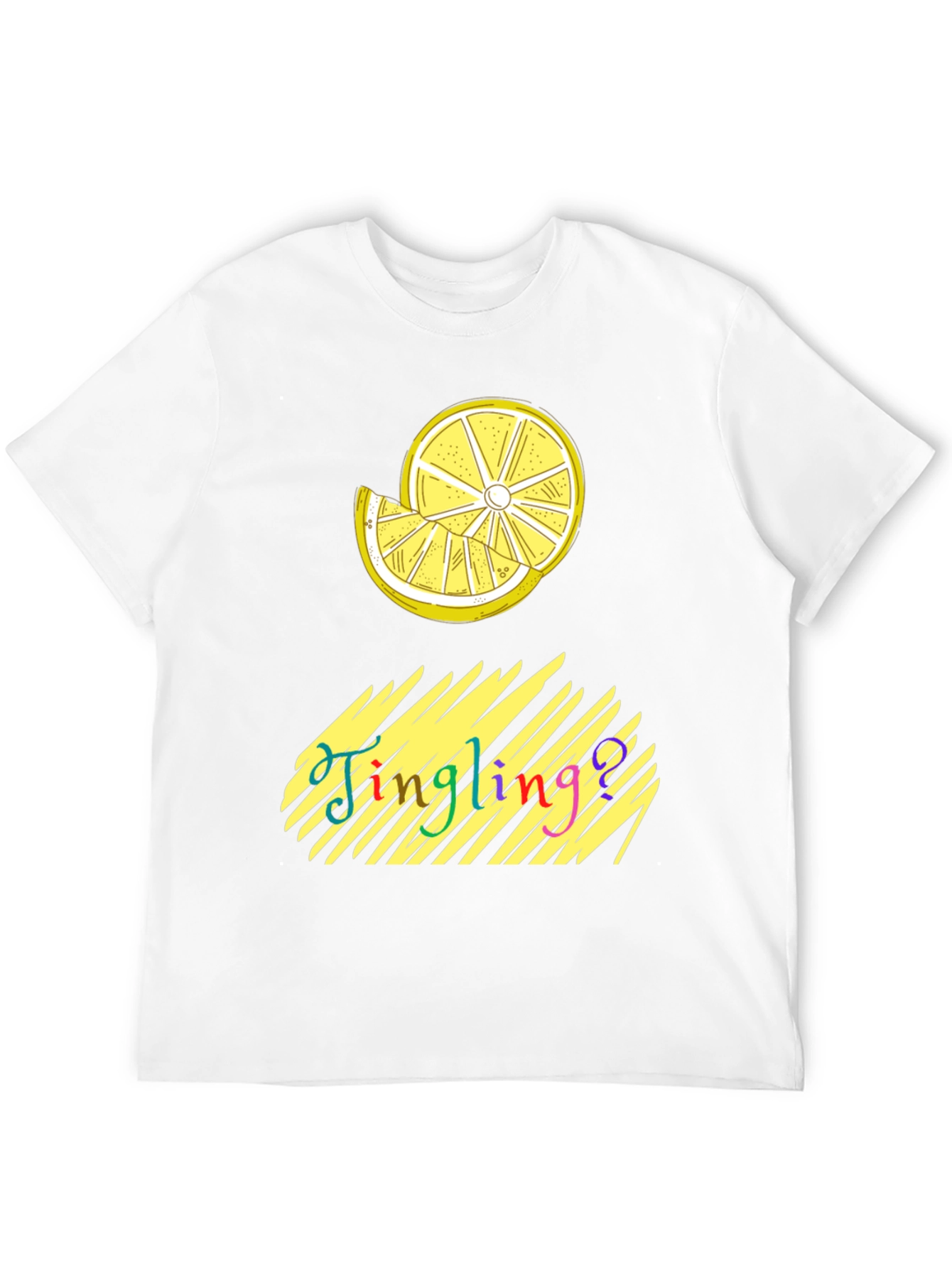 Jingling Lemon Graphic Tee - Soft Cotton