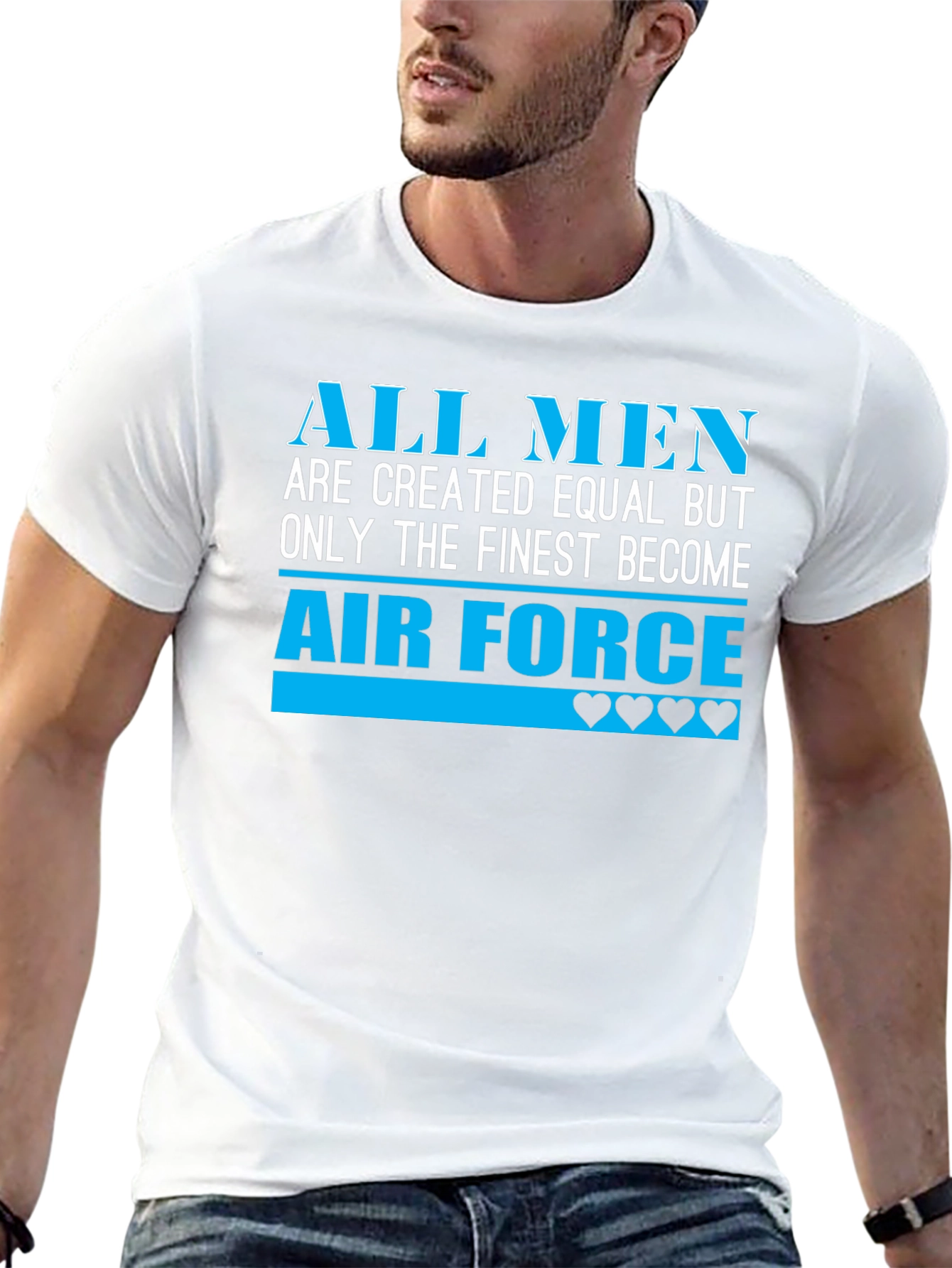Finest Air Force Mens Graphic T-Shirt
