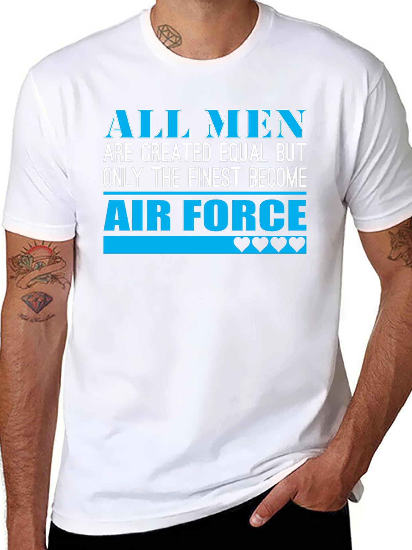 Finest Air Force Mens Graphic T-Shirt