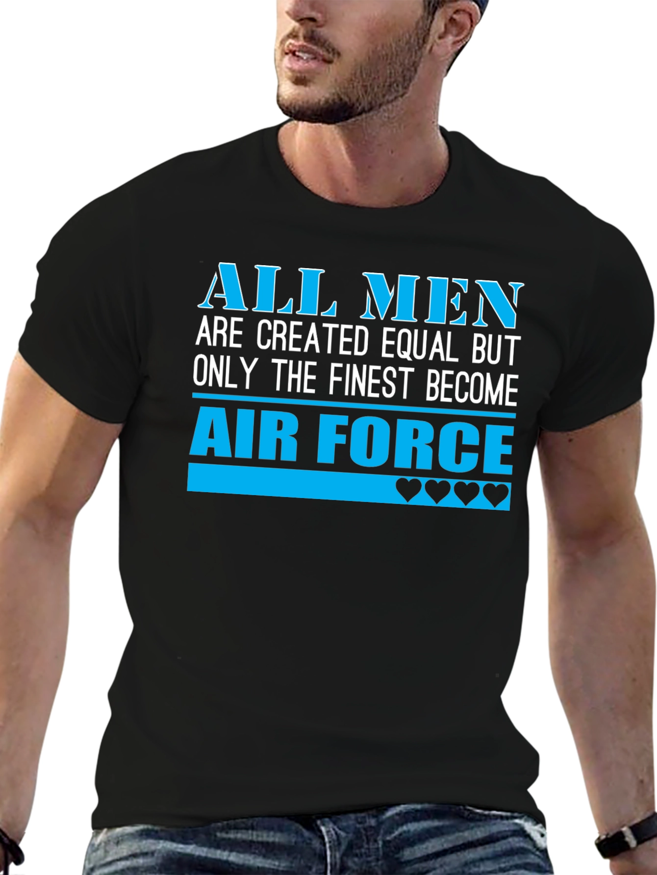 Finest Air Force Mens Graphic T-Shirt