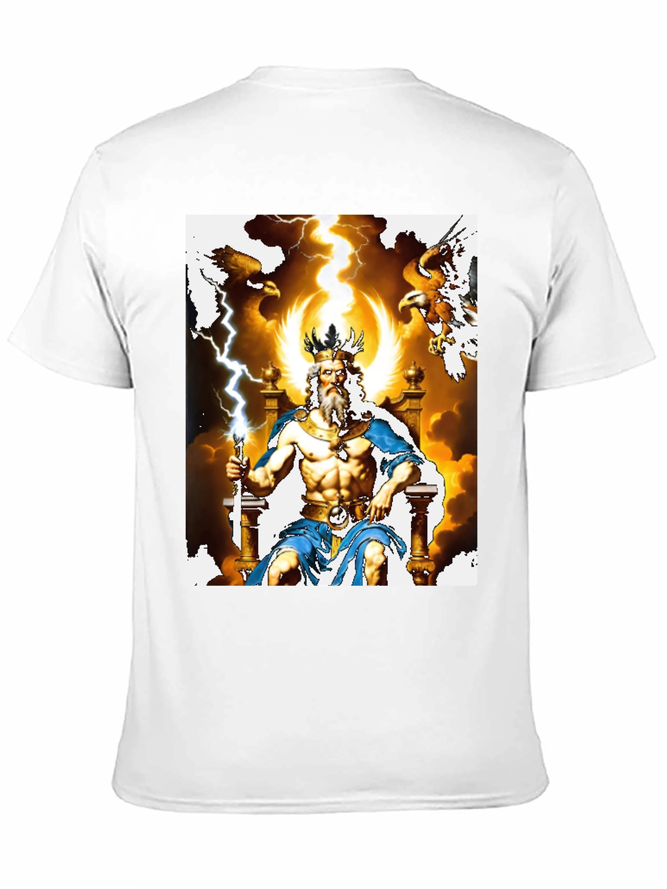 Zeus Graphic Tee - God of Thunder T-Shirt