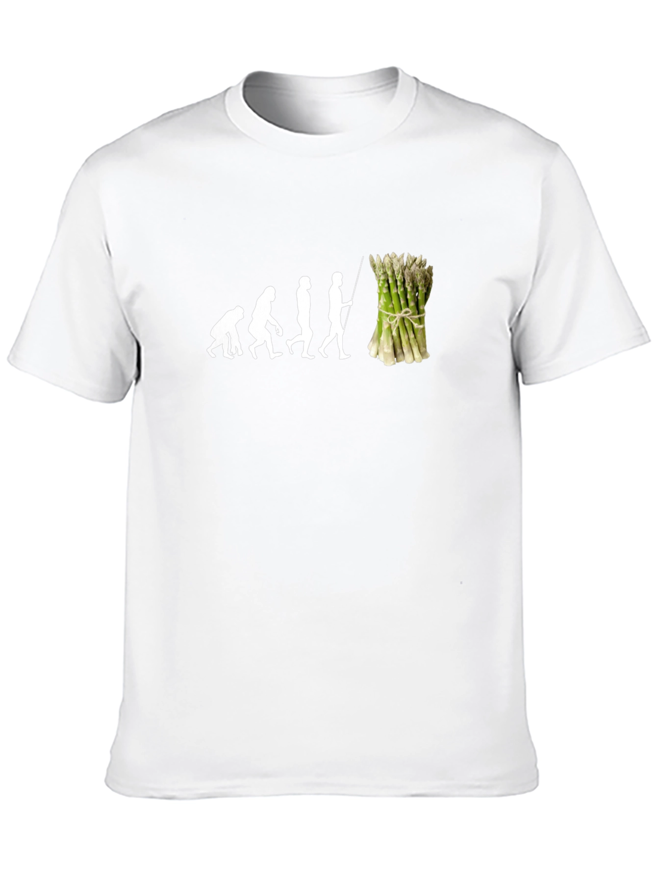 Evolution of Man Asparagus Funny T-Shirt
