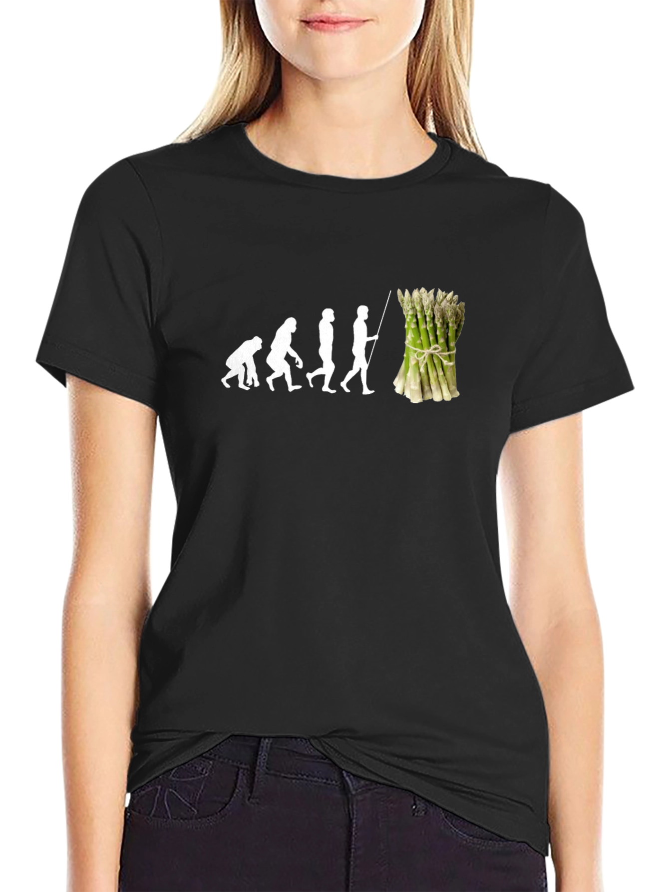 Evolution of Man Asparagus Funny T-Shirt
