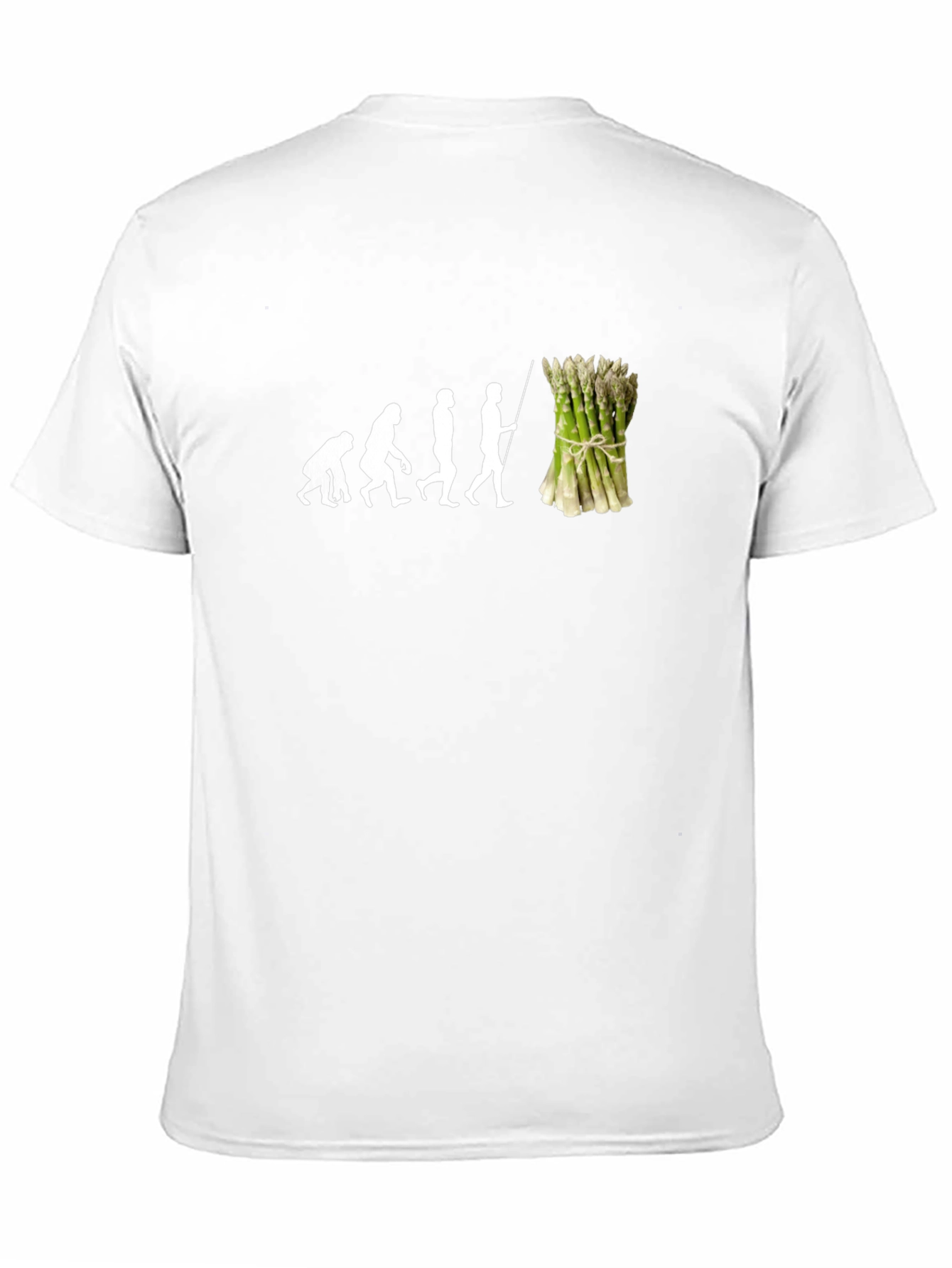 Evolution of Man Asparagus Funny T-Shirt