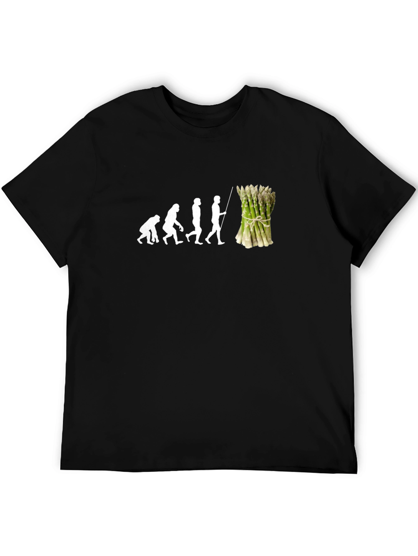 Evolution of Man Asparagus Funny T-Shirt