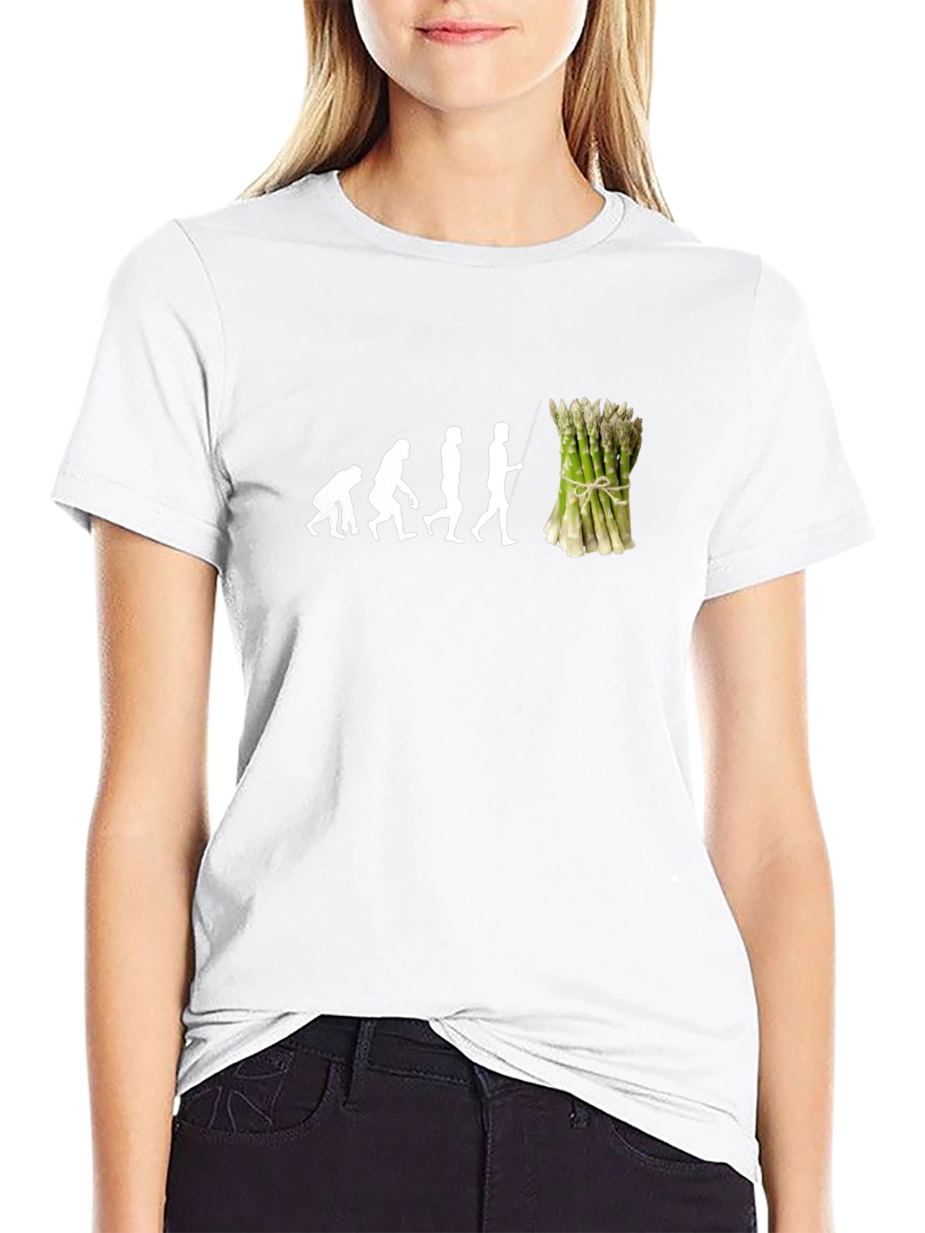 Evolution of Man Asparagus Funny T-Shirt